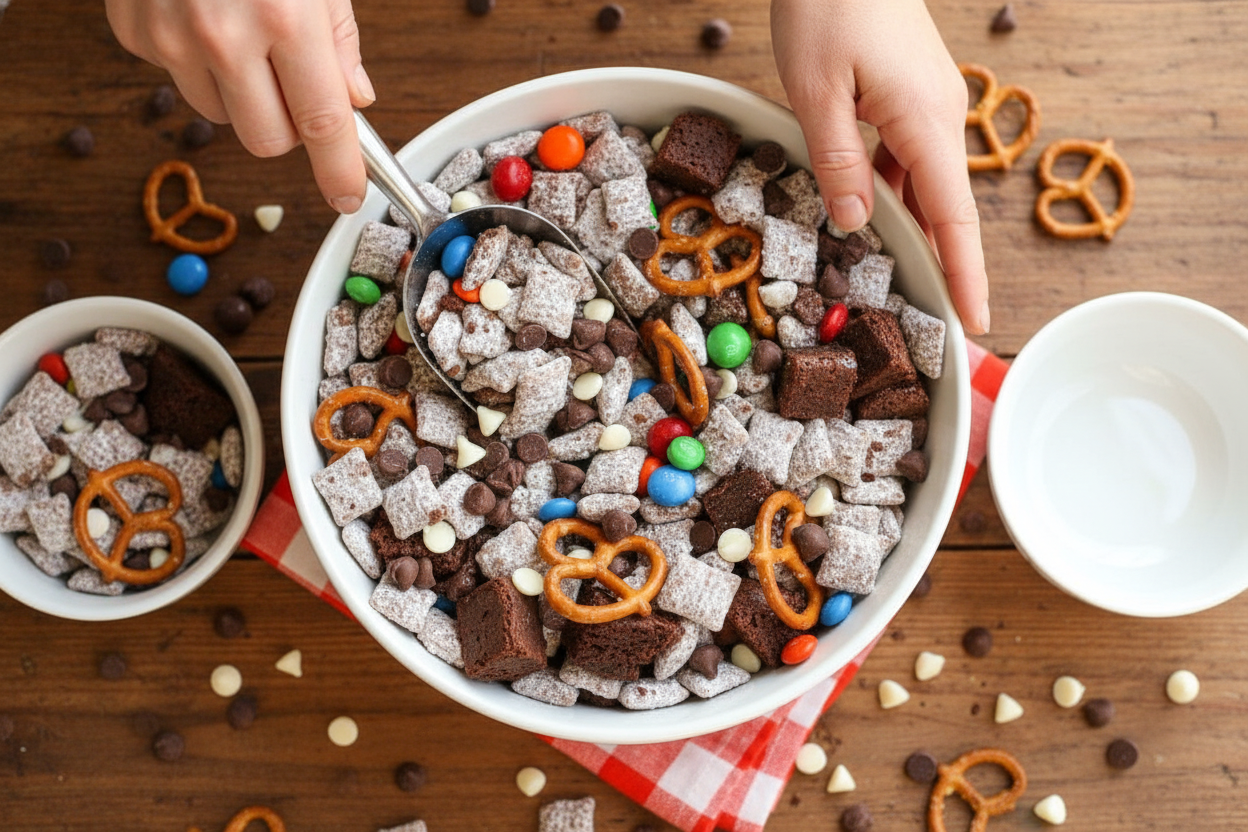 Brownie Puppy Chow Mix Recipe