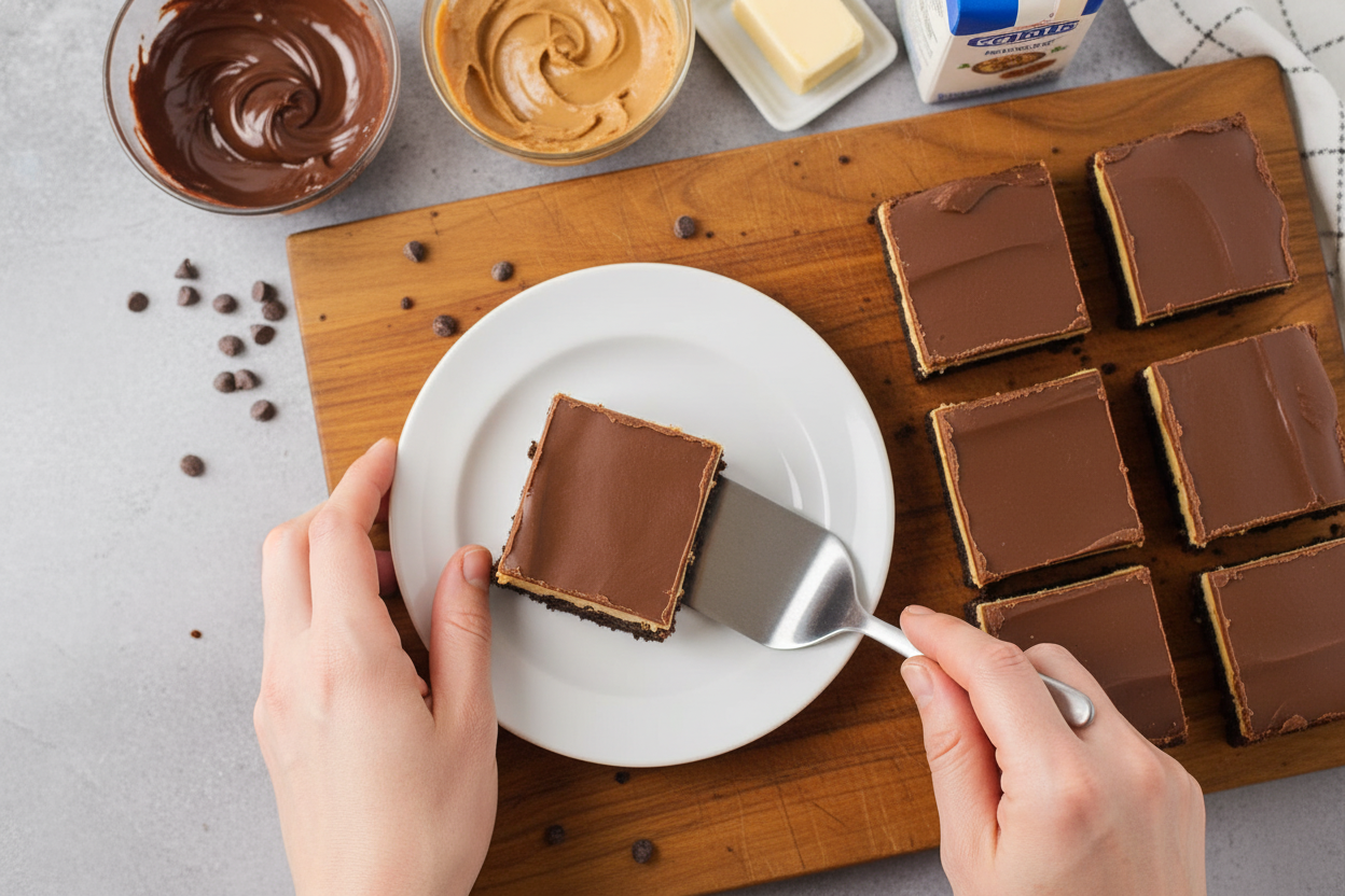 Buckeye Brownies Recipe for Chocolate Peanut Butter Lovers