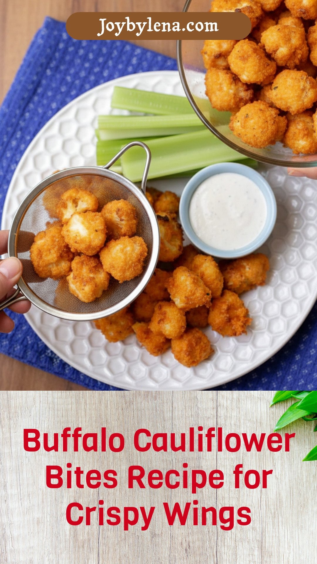Buffalo Cauliflower bites