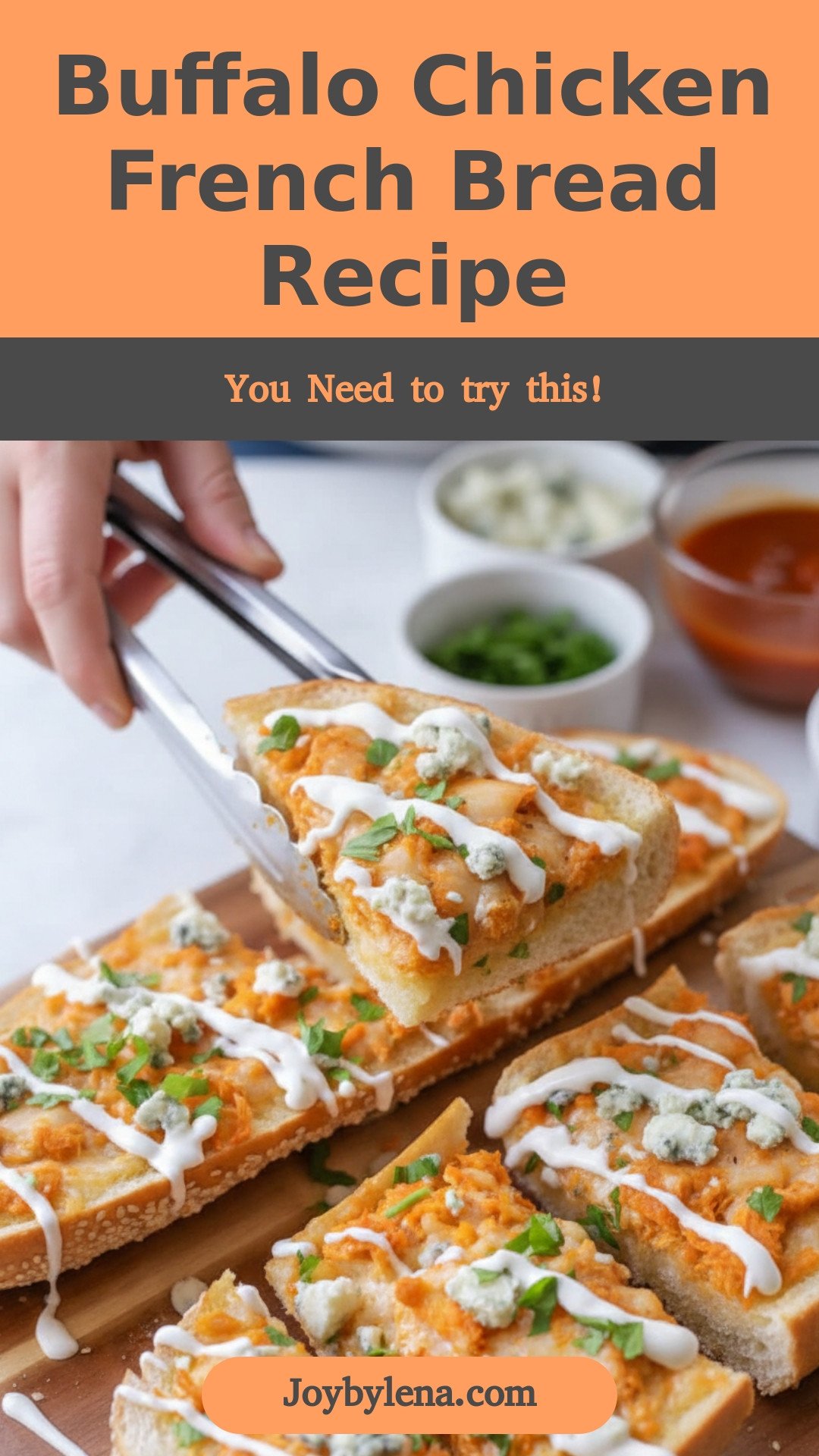Buffalo Chicken French Bread