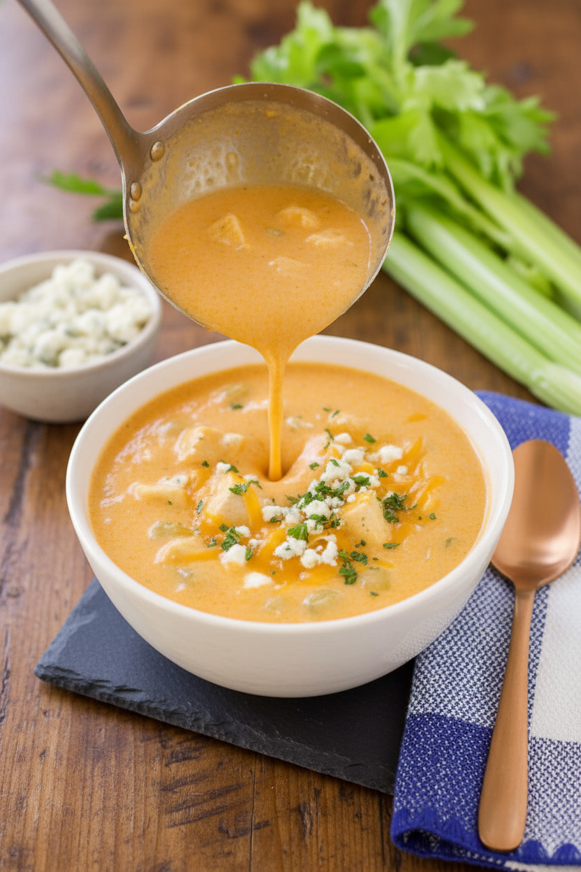 Buffalo Chicken Soup