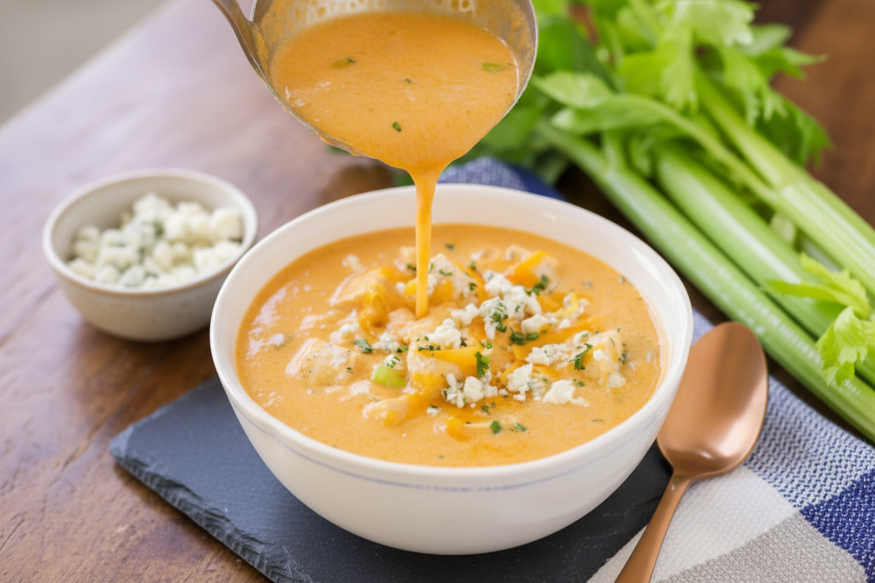 Spicy Buffalo Chicken Soup Recipe