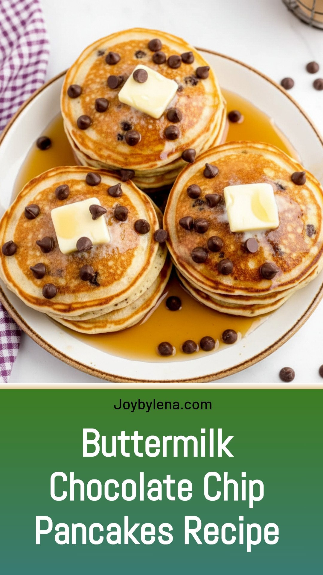 Buttermilk Chocolate Chip Pancakes