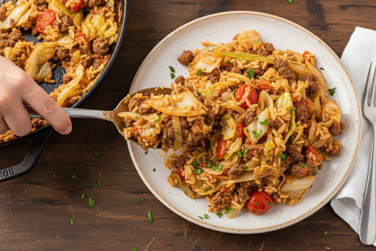 Easy Cabbage Roll Casserole Recipe