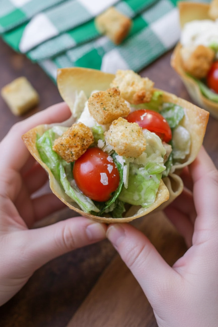 Caesar Salad Cups