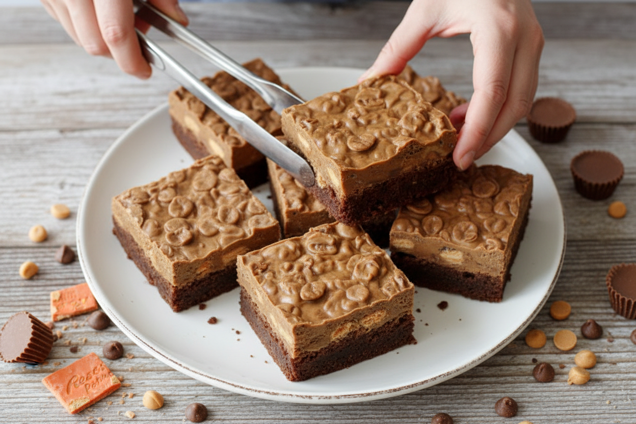 Candy Bar Brownies Recipe Easy Homemade Dessert