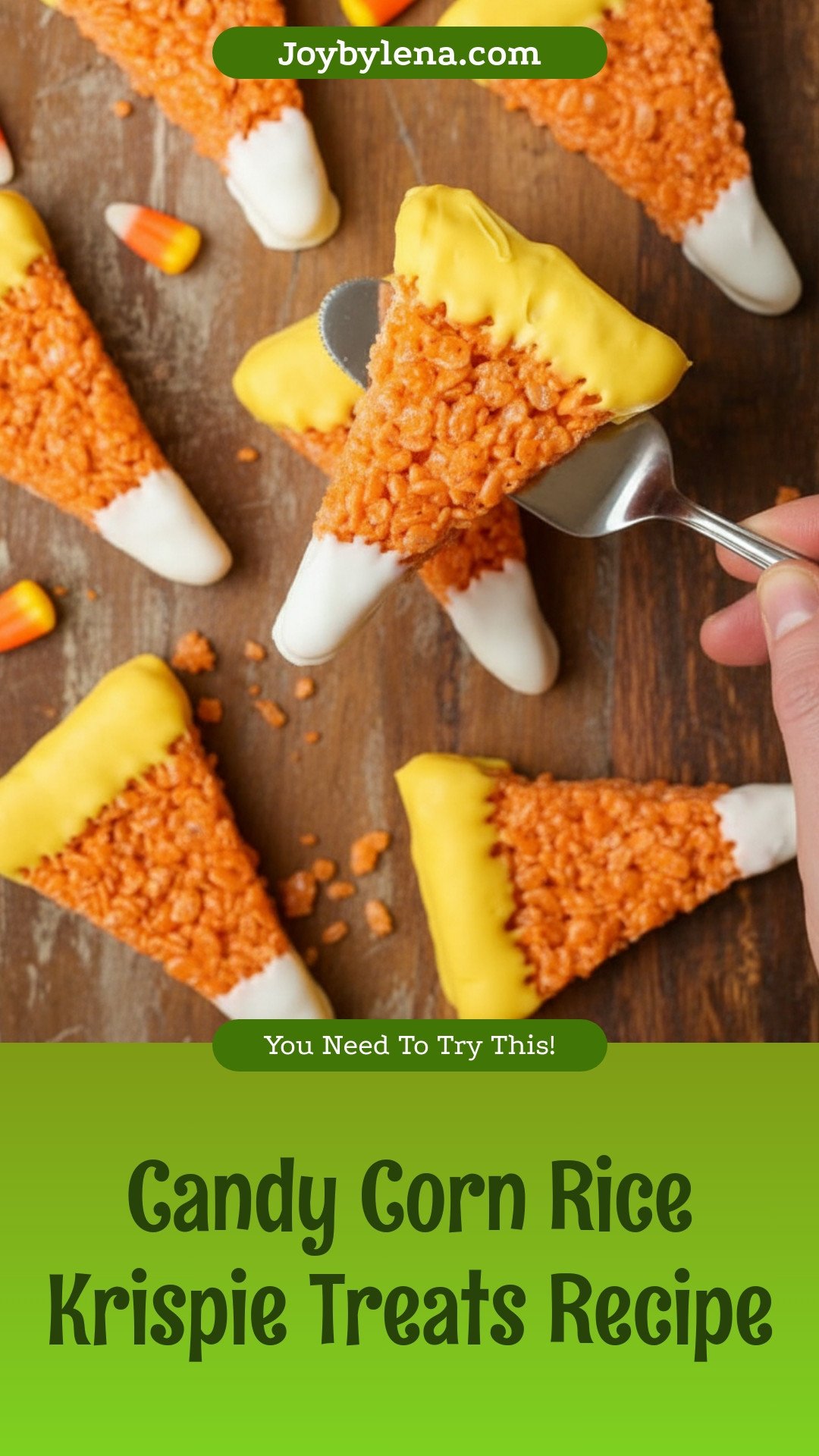 Candy Corn Rice Krispie Treats