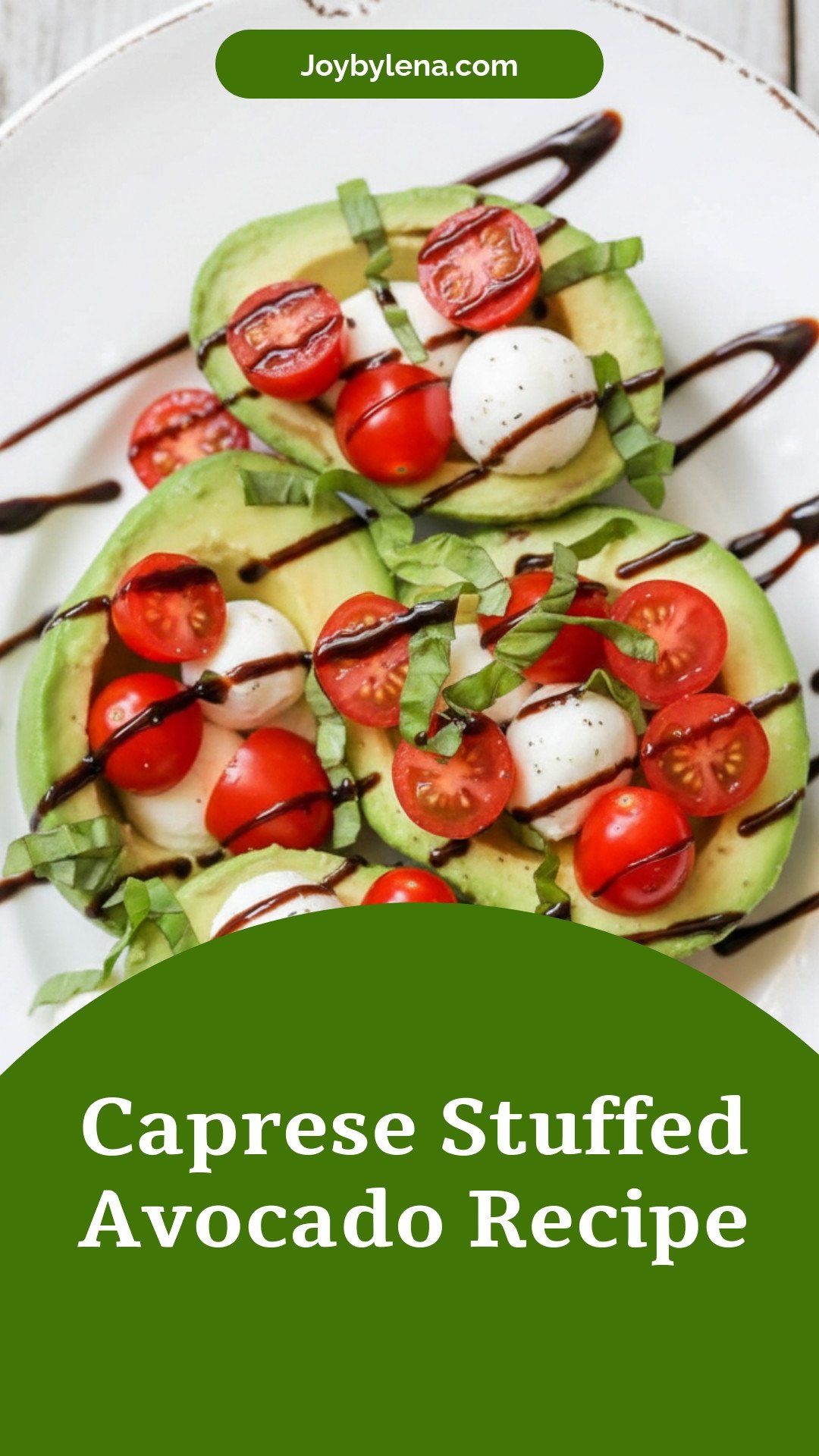Caprese Stuffed Avocados