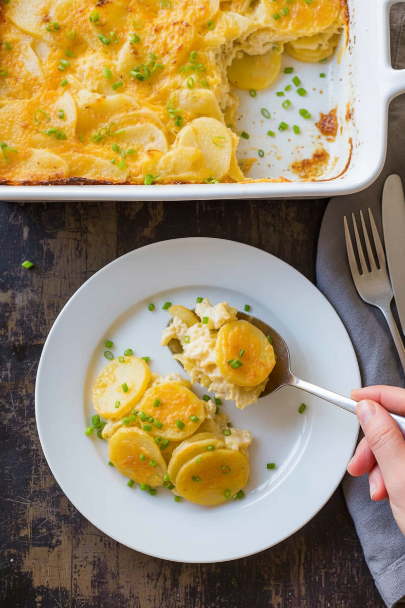 Cheesy Ranch Scalloped Potatoes