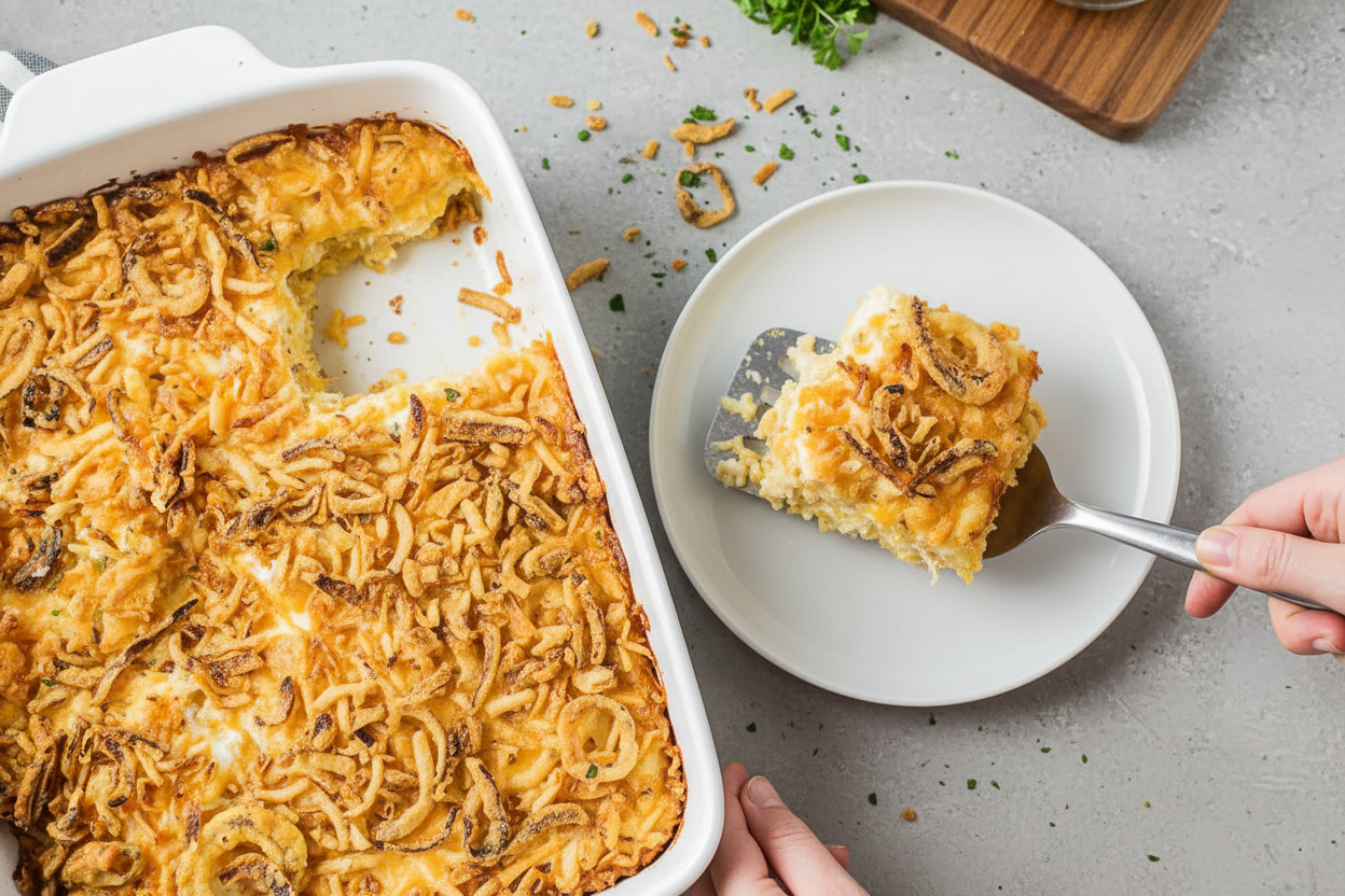 Easy Cheesy Tater Tot Casserole Recipe