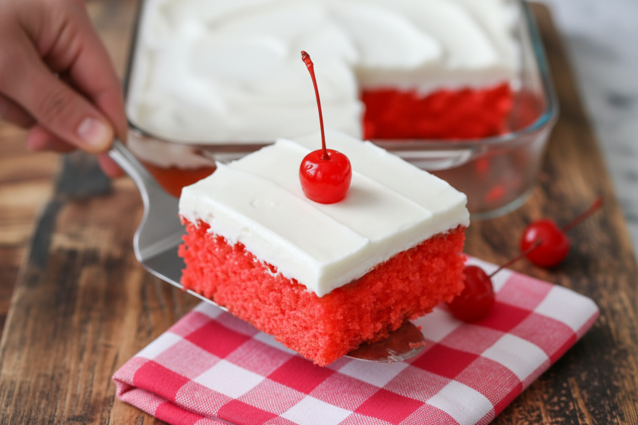 Cherry Sheet Cake Recipe Easy Dessert