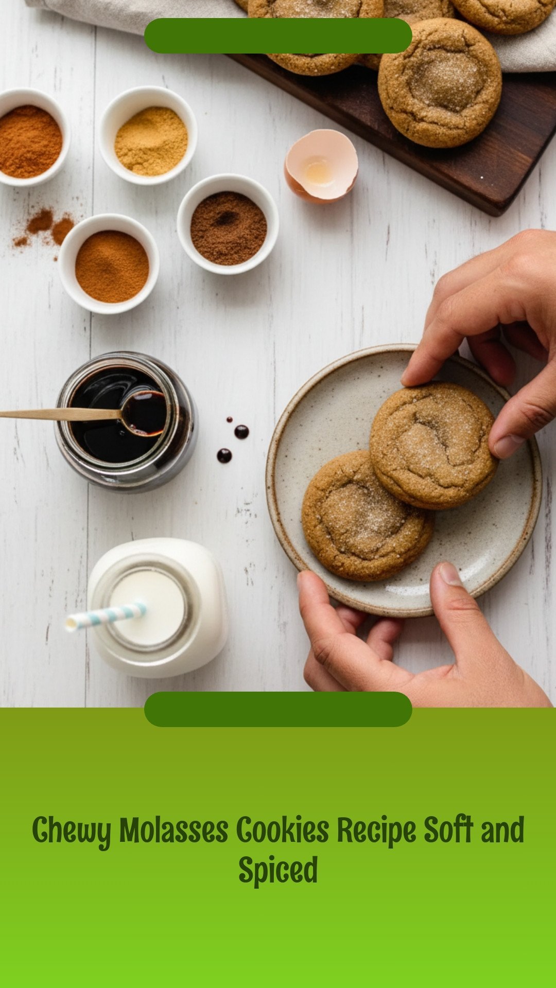 Chewy Molasses Cookies