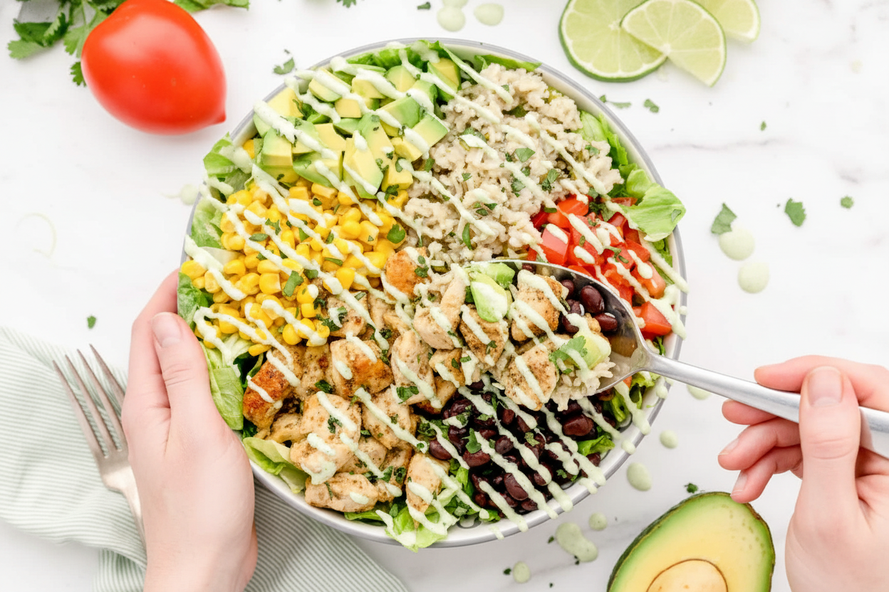 Chicken Burrito Bowl Recipe Easy Healthy Meal