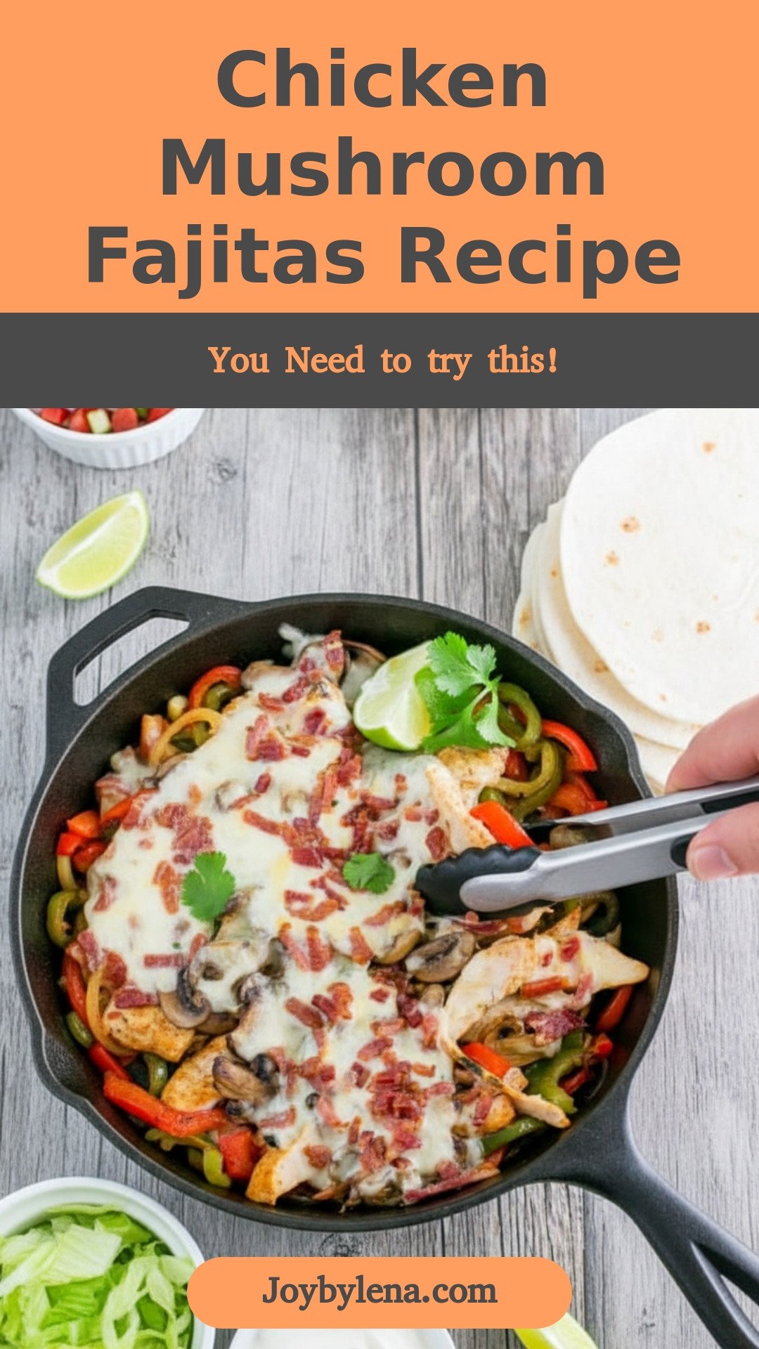 Chicken and Mushroom Fajitas