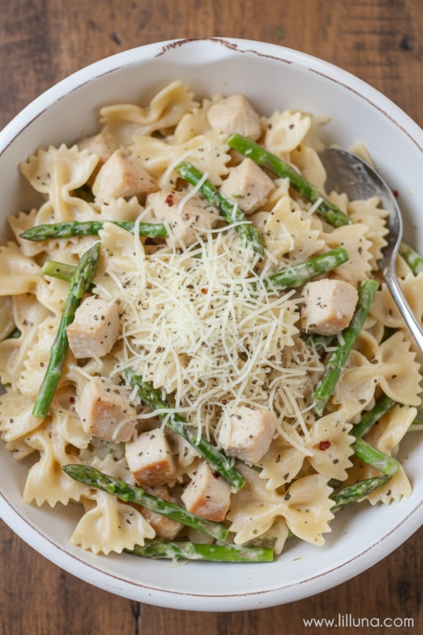 Chicken and Asparagus Pasta