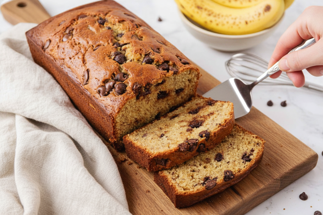 Chocolate Chip Banana Bread Recipe
