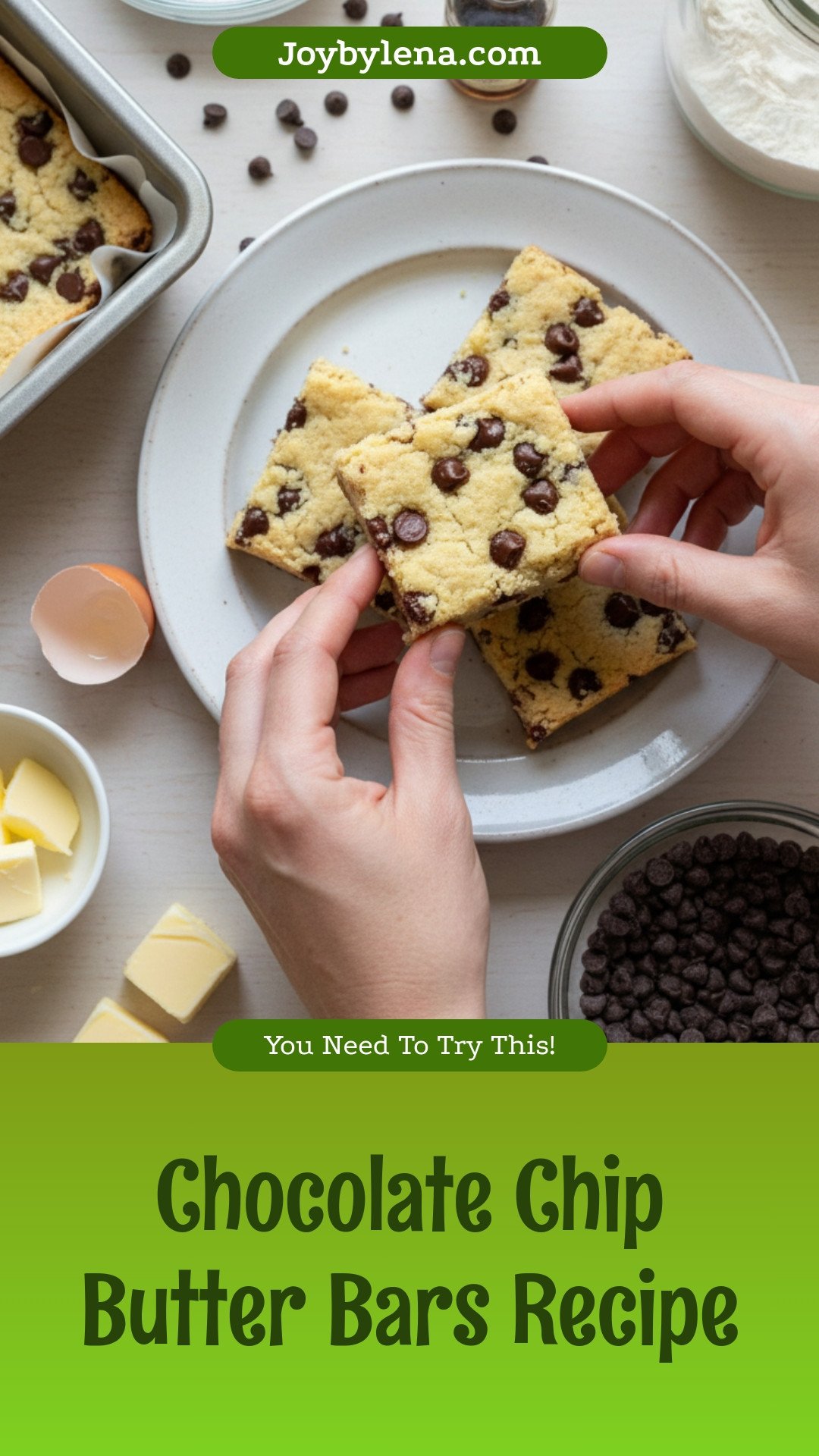 Chocolate Chip Butter Bars