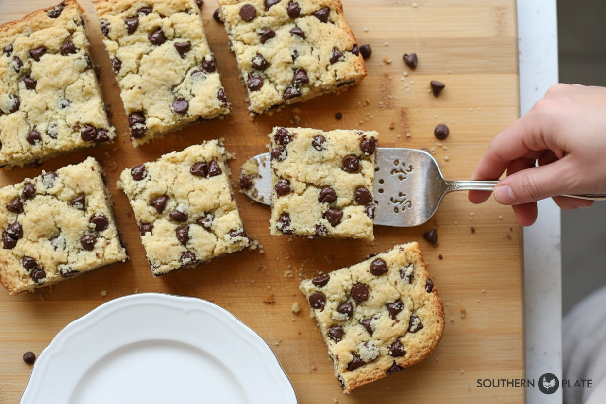 Chocolate Chip Butter Bars Recipe