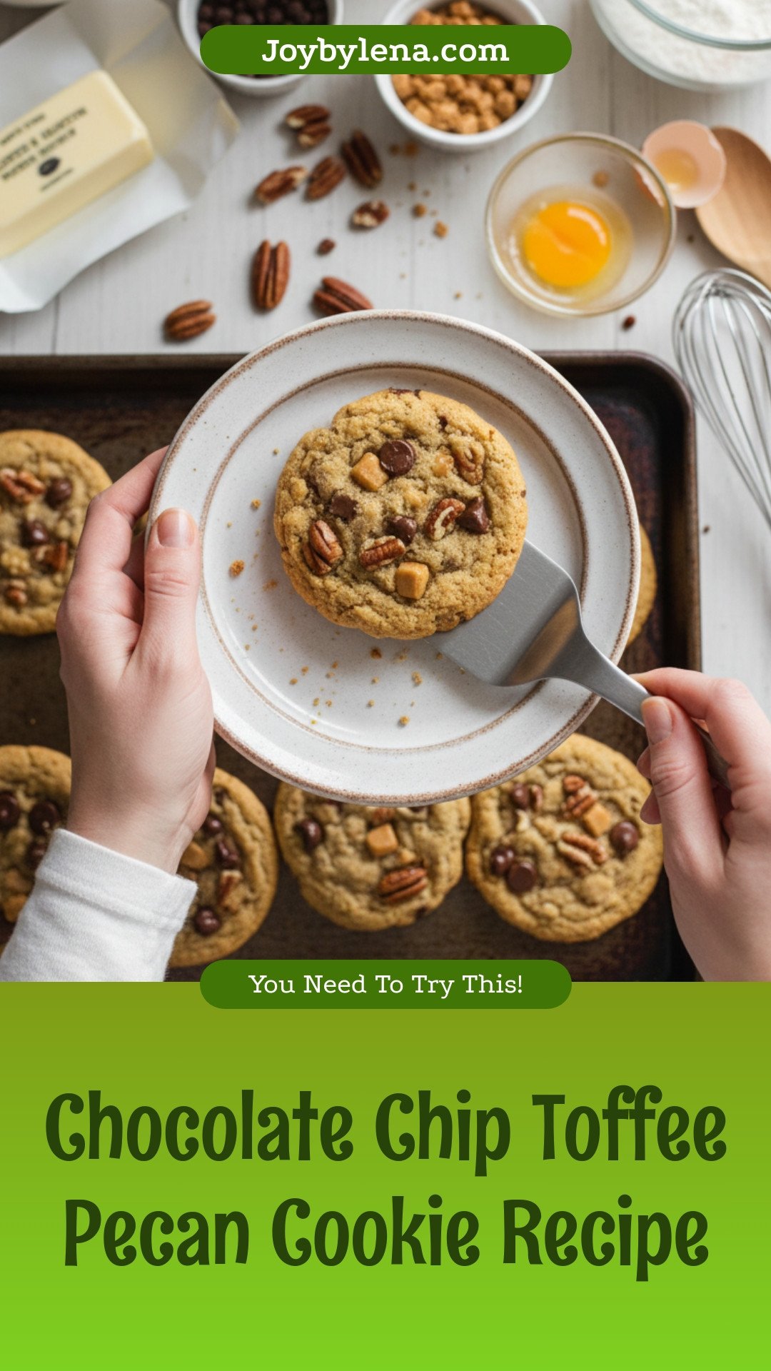 Chocolate Chip Toffee Pecan Cookies