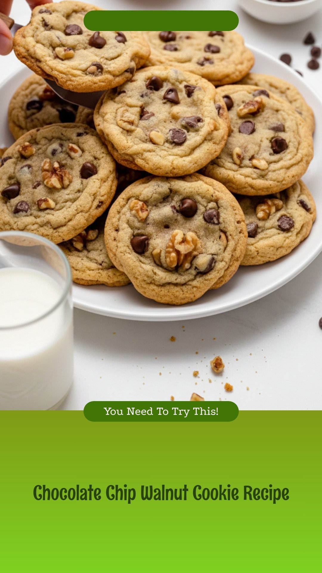 Chocolate Chip Walnut Cookies