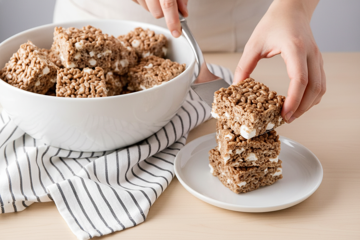 Easy Chocolate Rice Krispie Treats Recipe