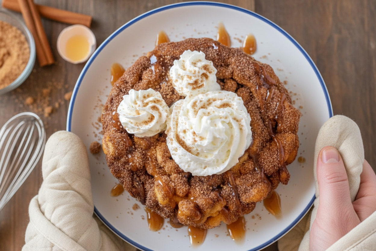 Churro Funnel Cake Recipe and Tips