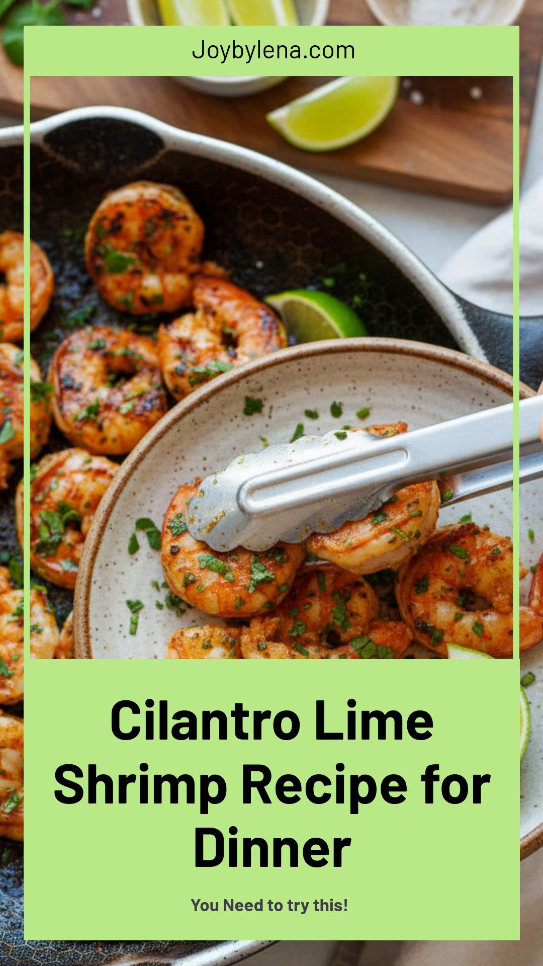 Cilantro Lime Shrimp Recipe