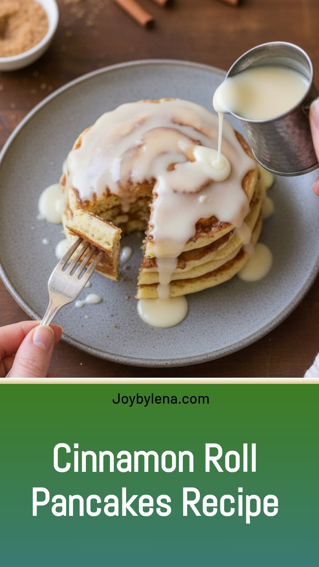 Cinnamon Roll Pancakes