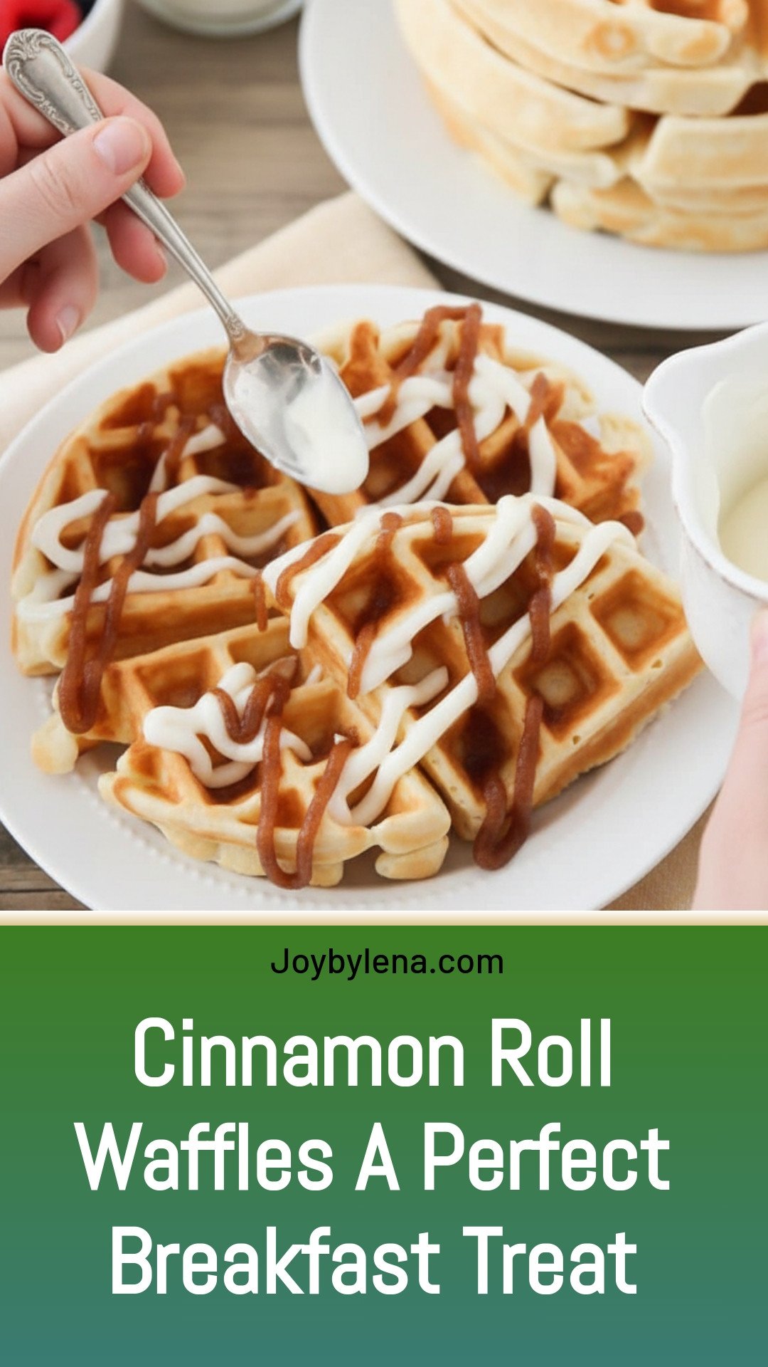 Cinnamon Roll Waffles