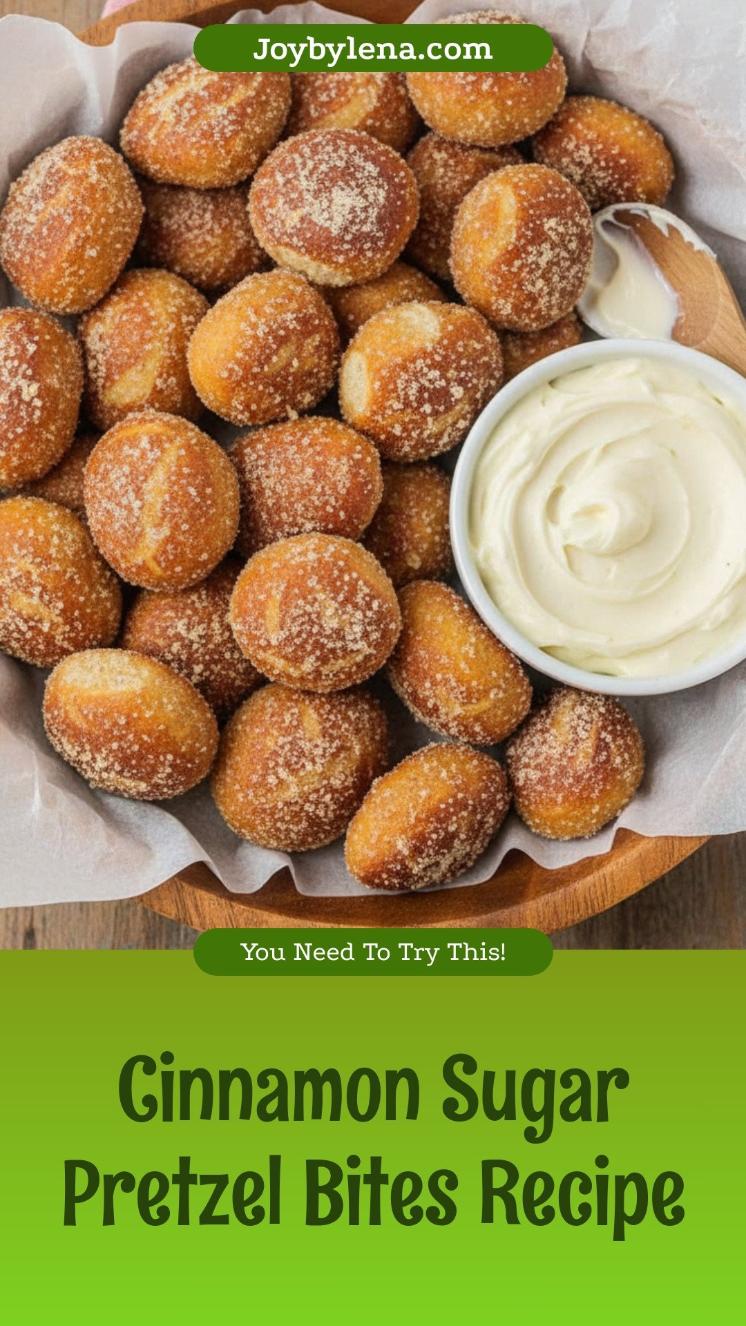 Cinnamon Sugar Pretzel Bites