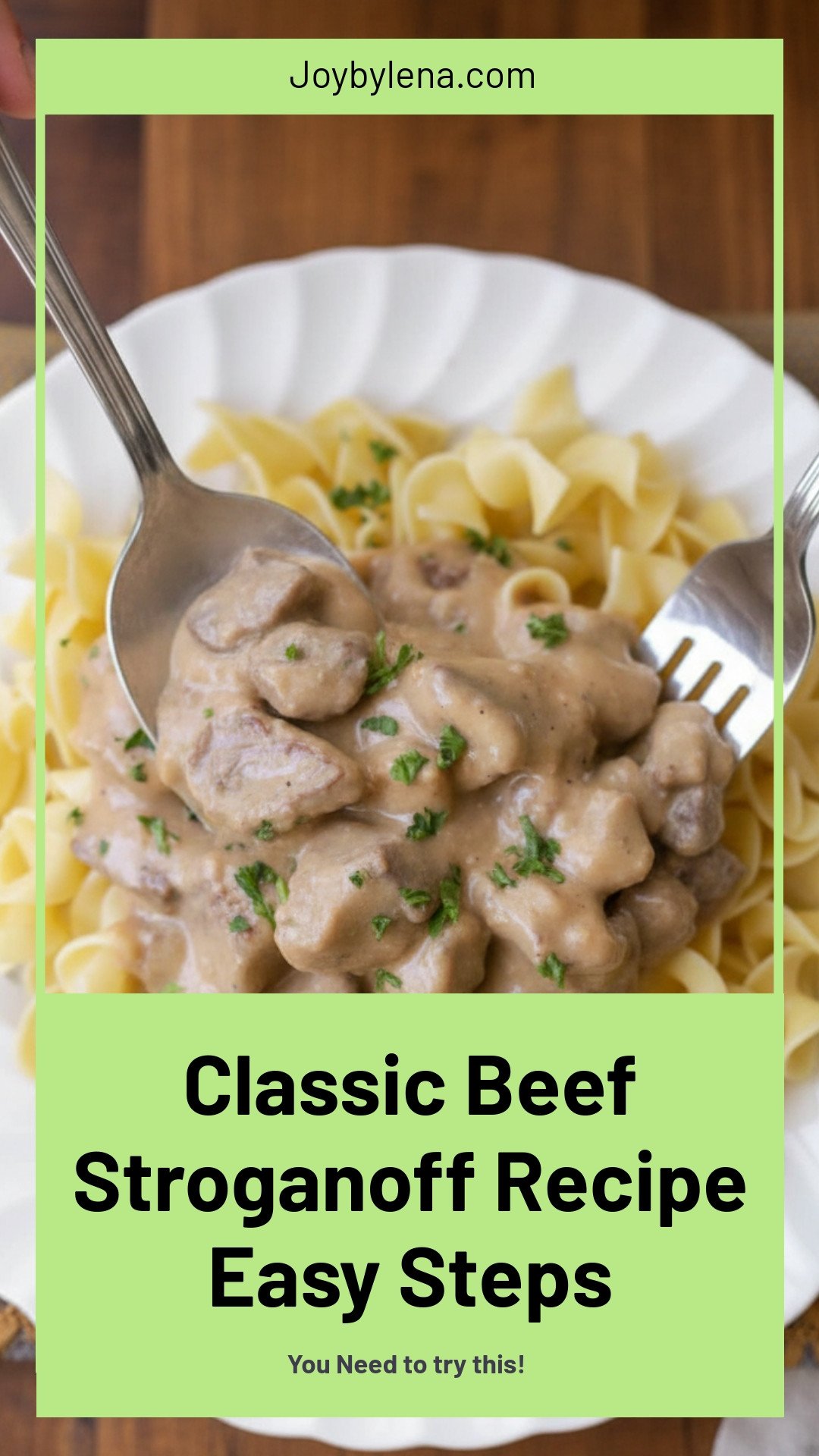 Beef Stroganoff Recipe