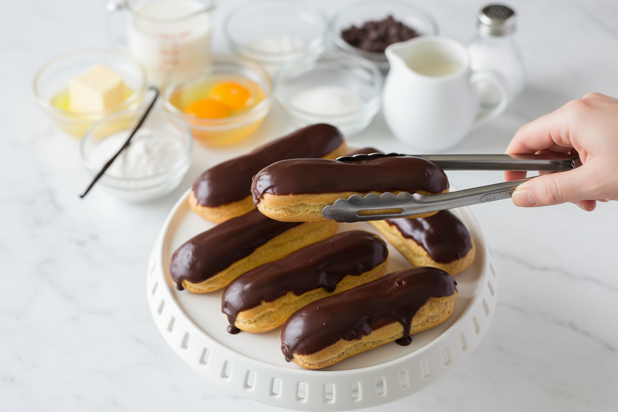 Classic Eclair Recipe Video Tutorial