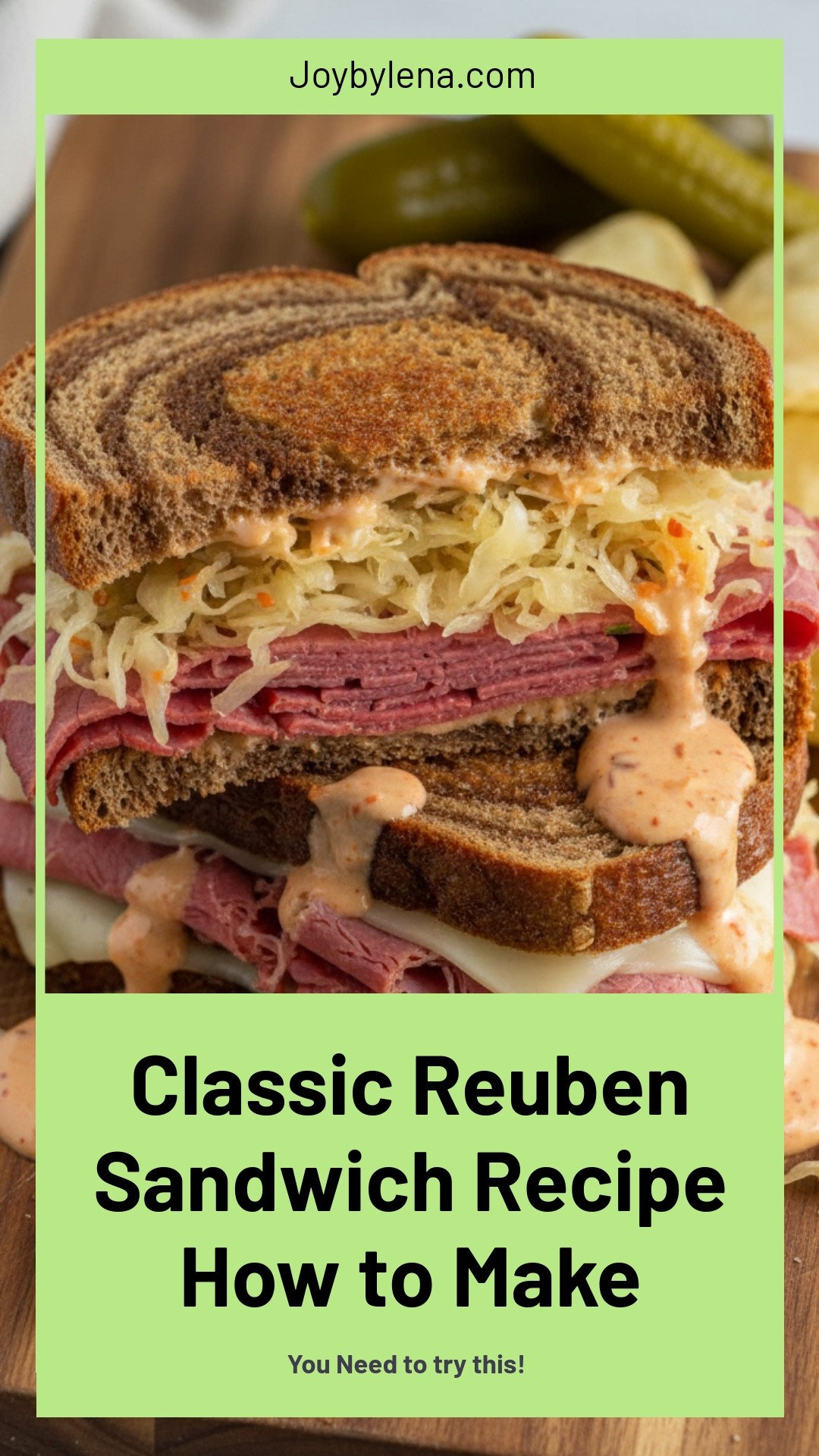 Reuben Sandwich Recipe