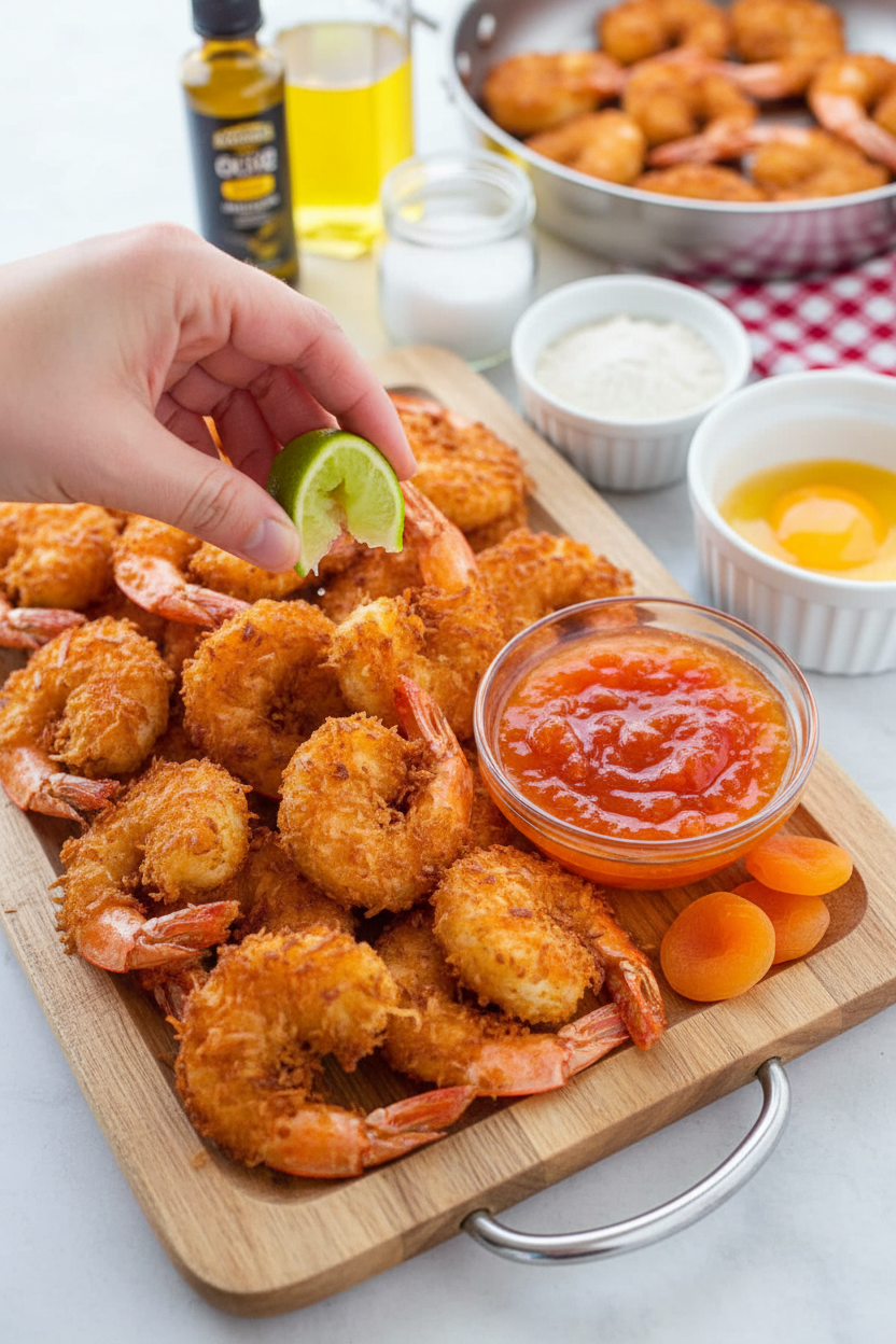 Coconut Shrimp with the Best Sauce (VIDEO)