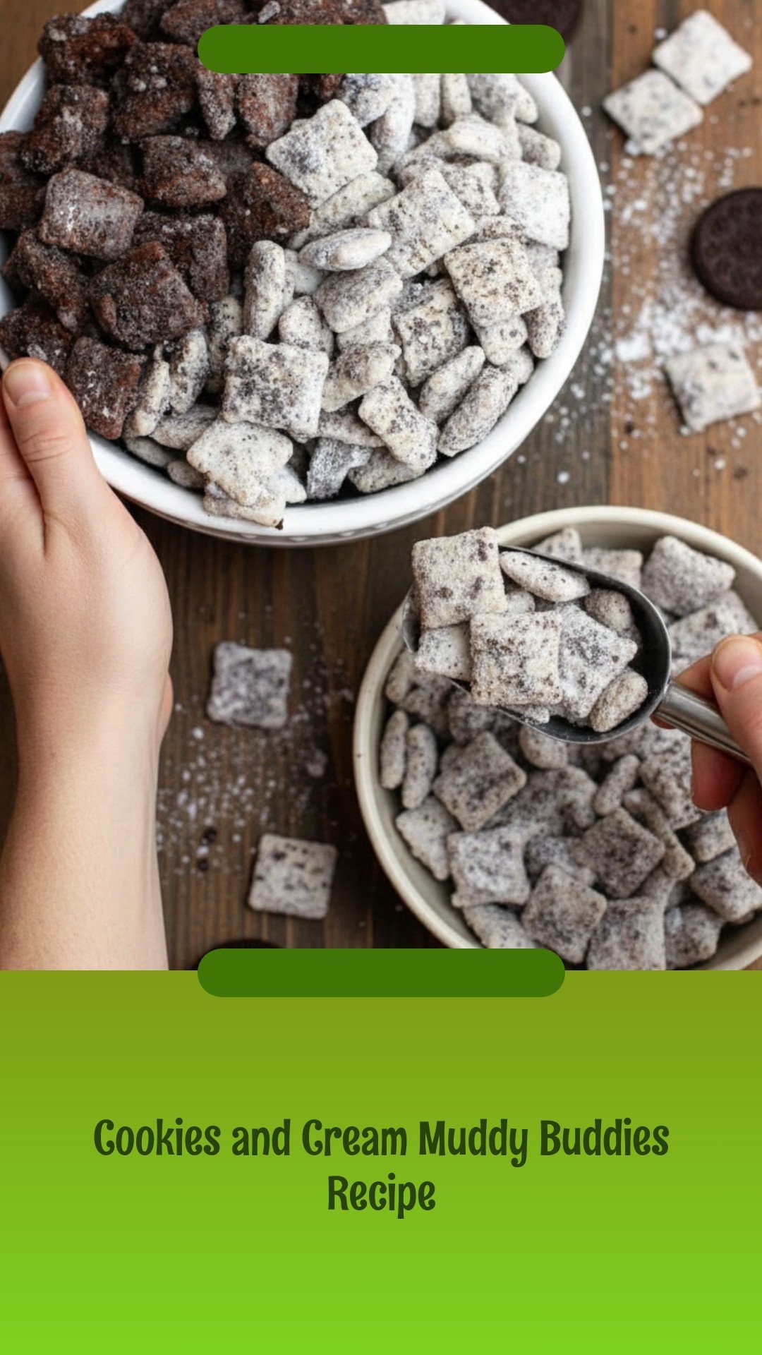 Cookies and Cream Muddy Buddies