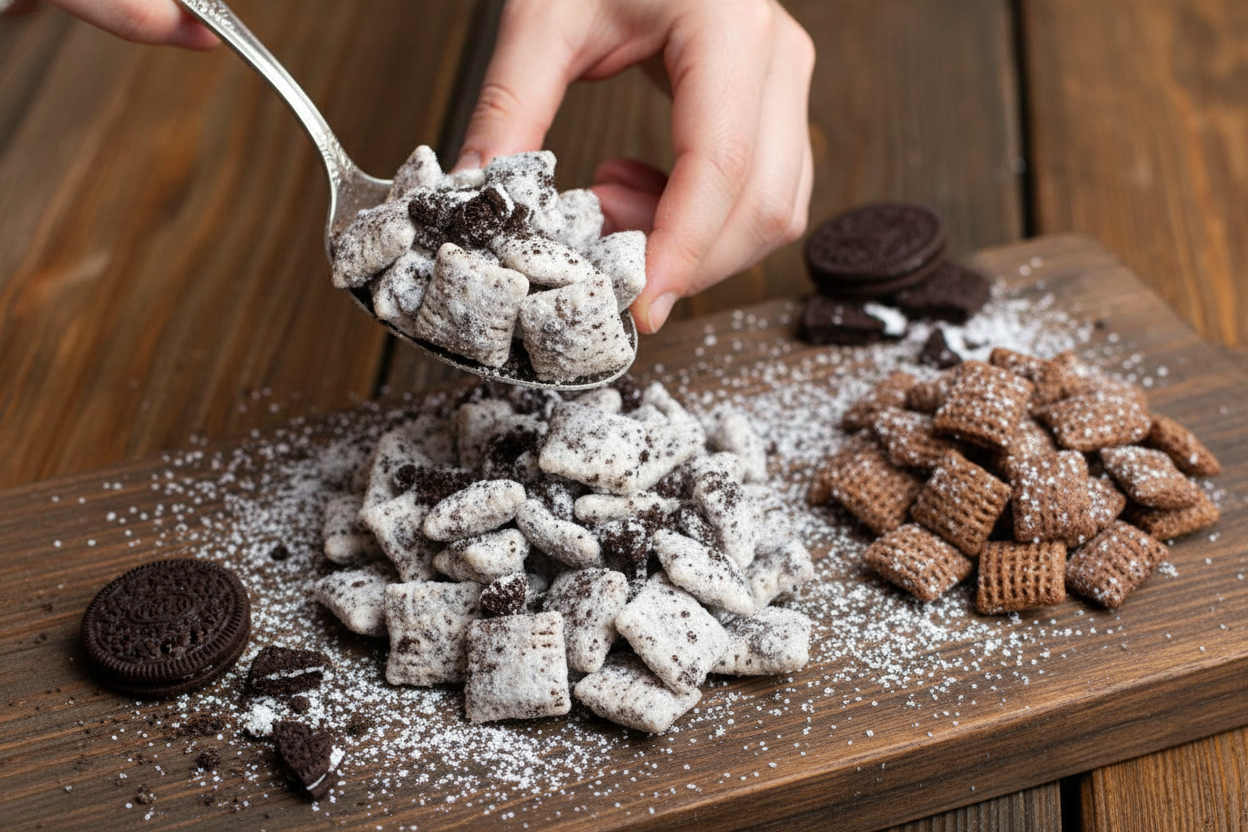 Cookies and Cream Muddy Buddies Recipe