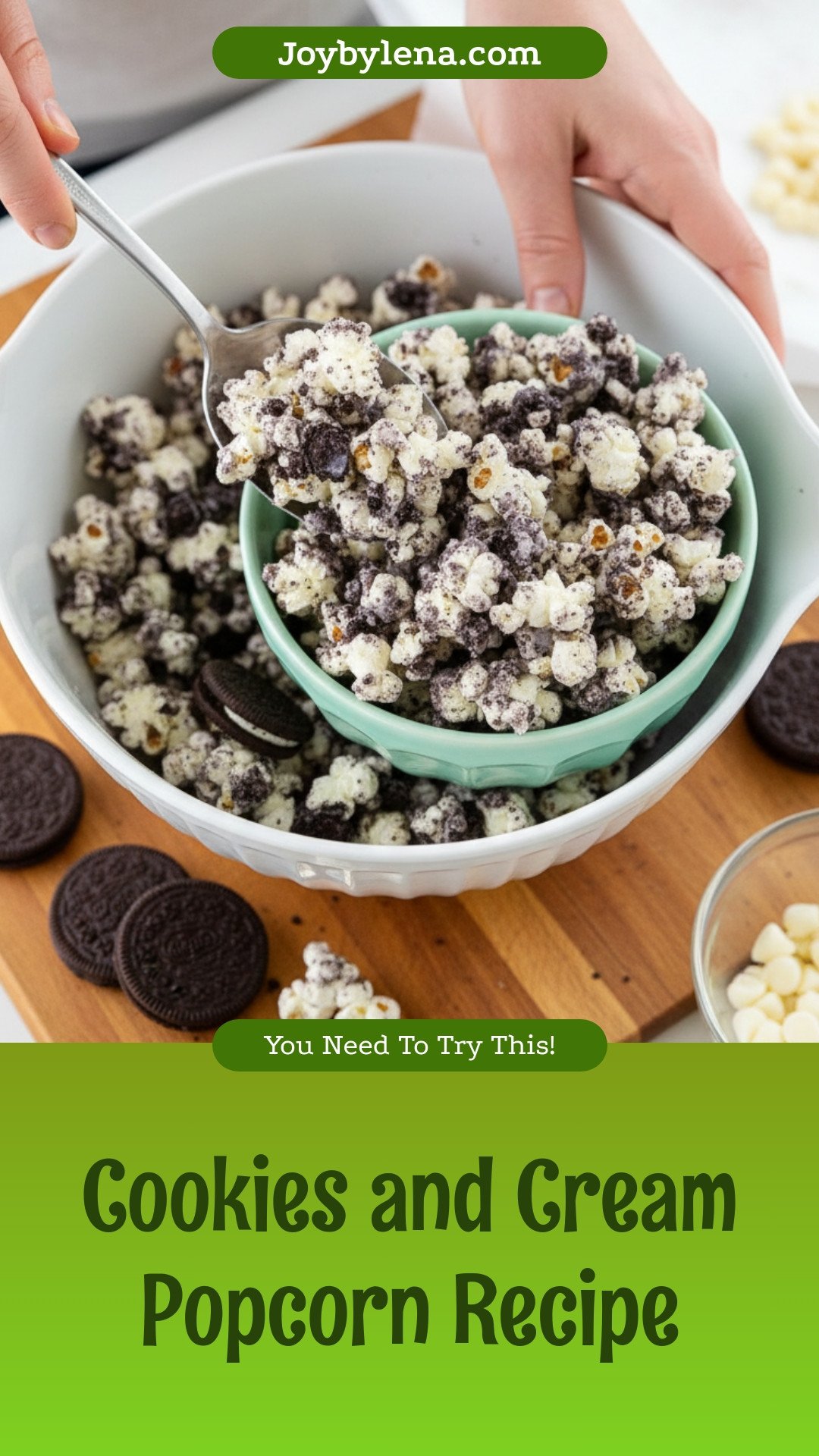 Cookies and Cream Popcorn