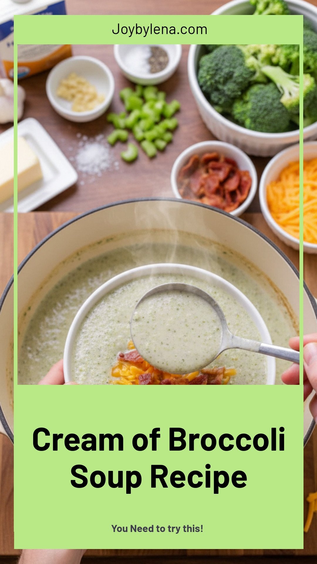 Cream of Broccoli Soup
