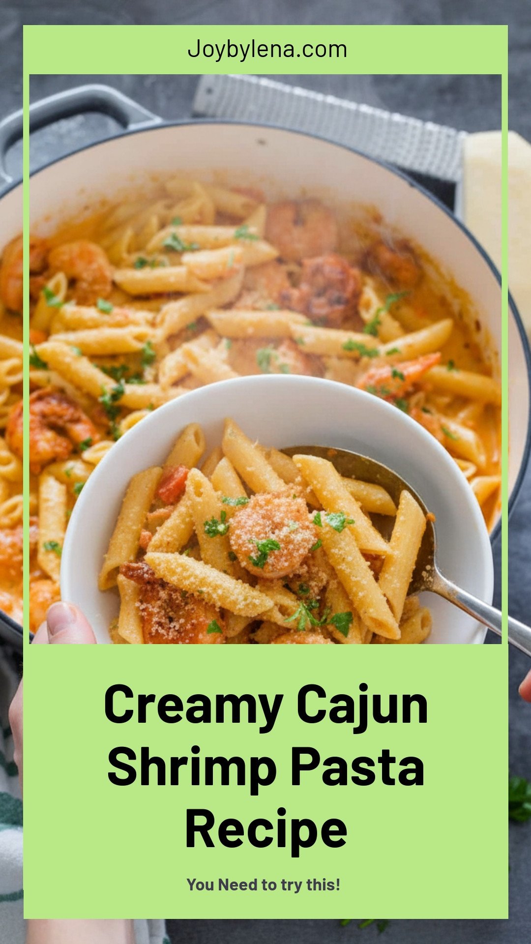 Creamy Cajun Shrimp Pasta