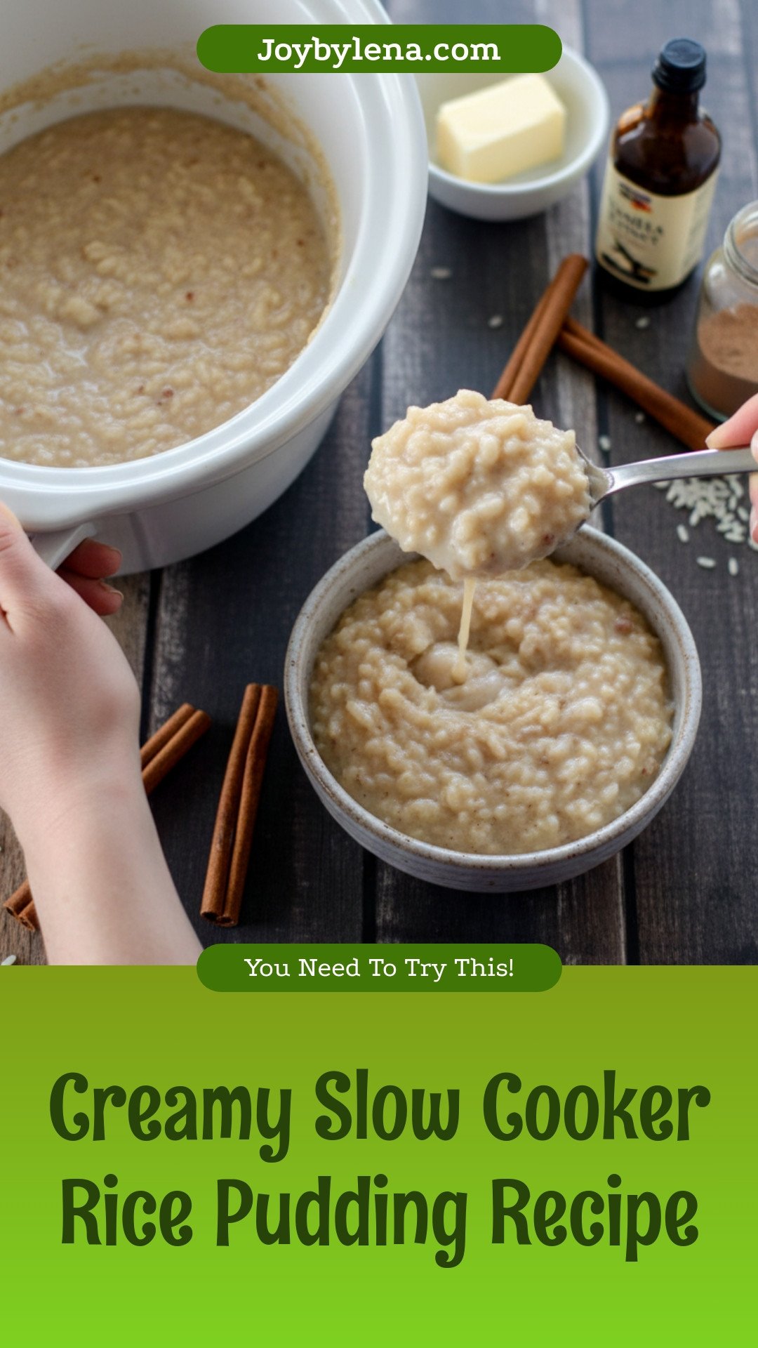 Slow Cooker Rice Pudding