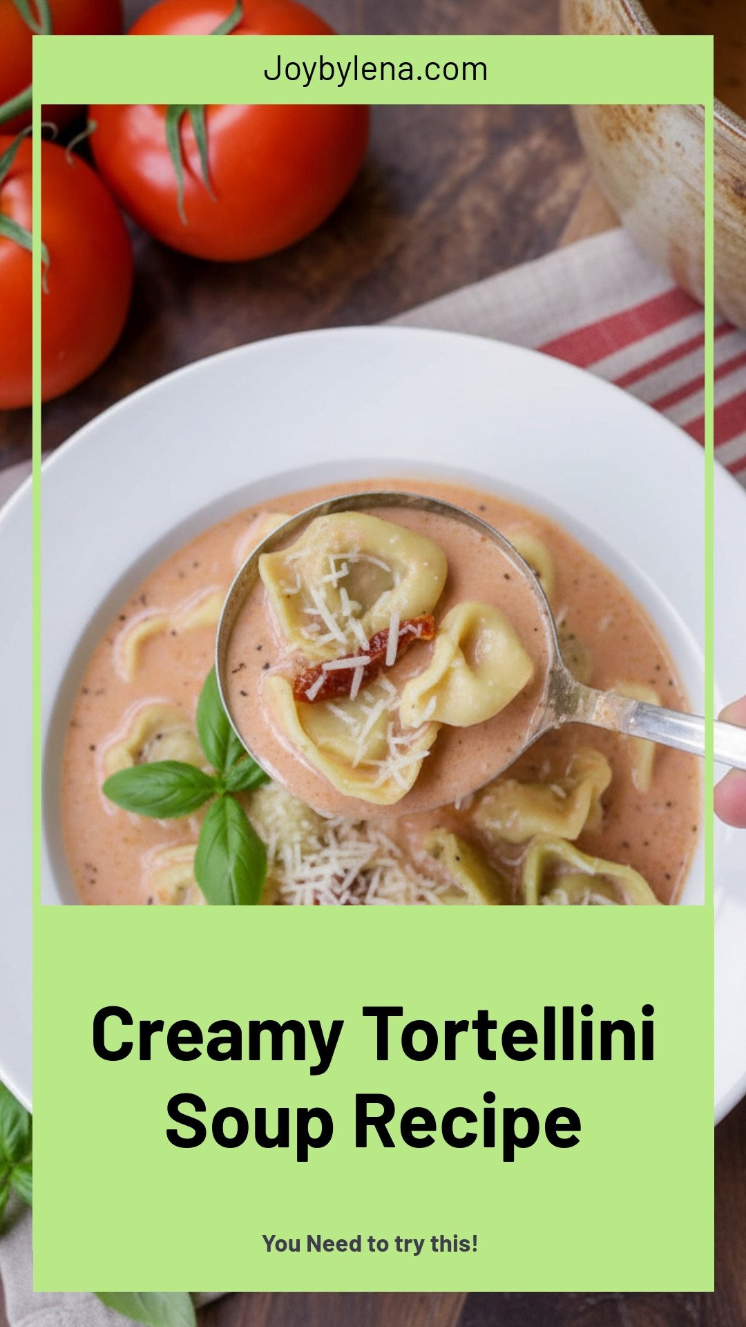 Creamy Tortellini Soup