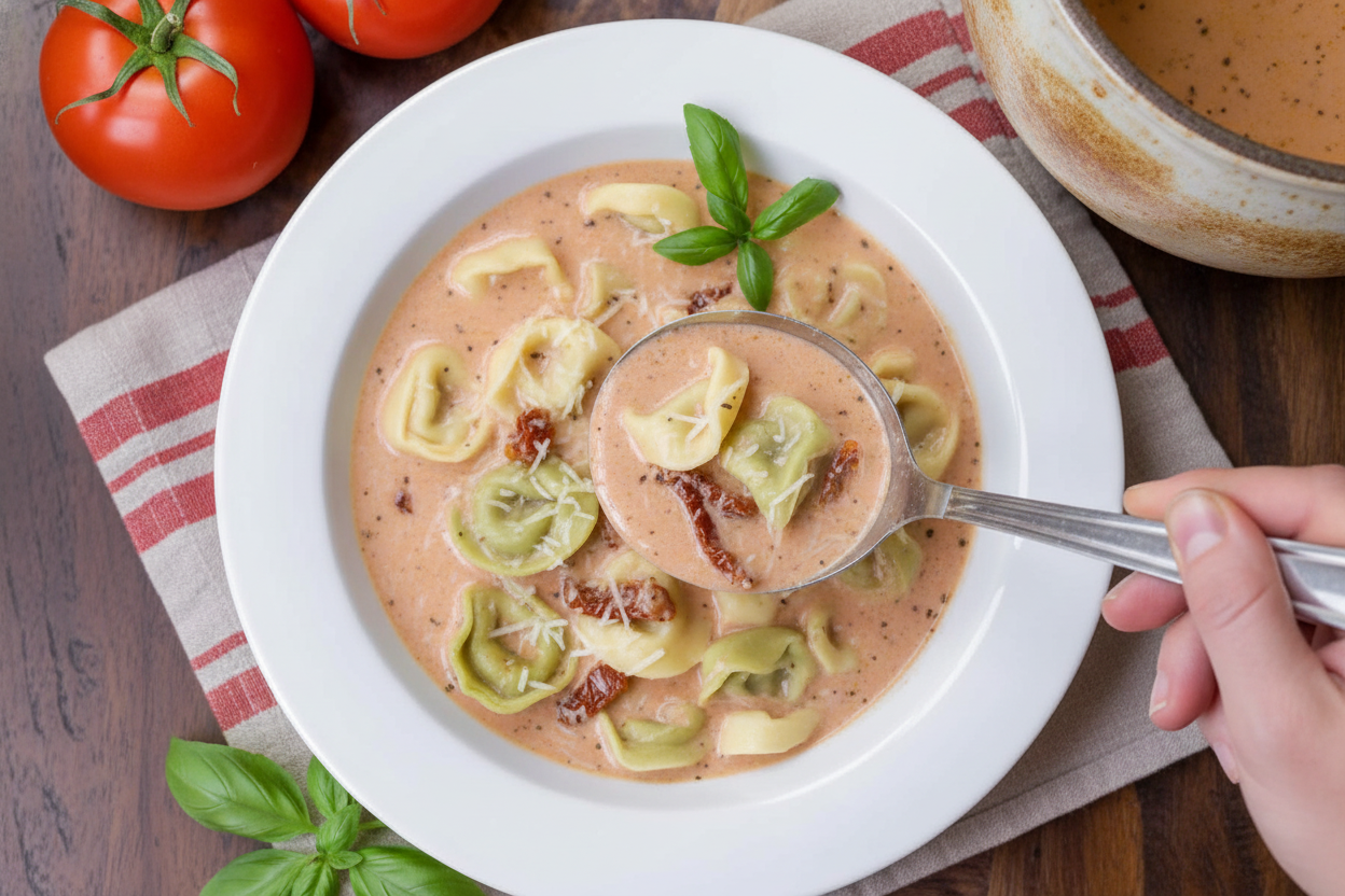 Creamy Tortellini Soup Recipe