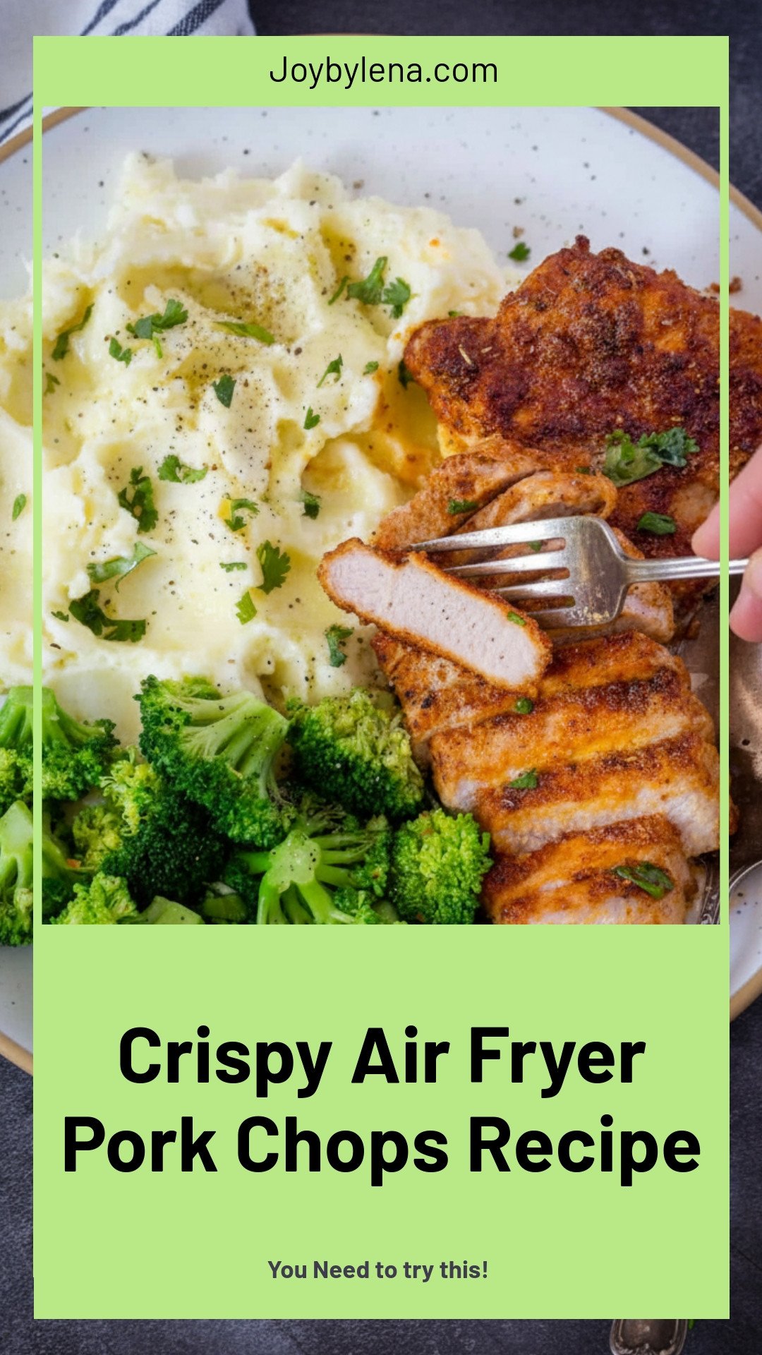 Air Fryer Pork Chops Recipe