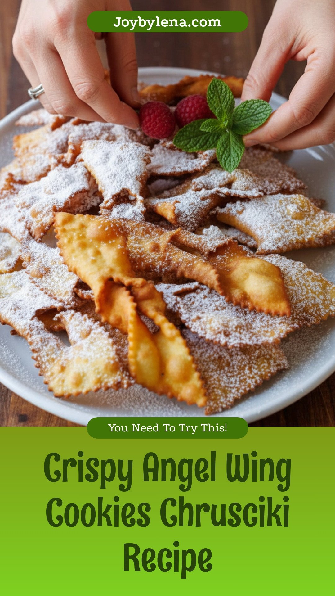 Angel Wing Cookies (Chrusciki)