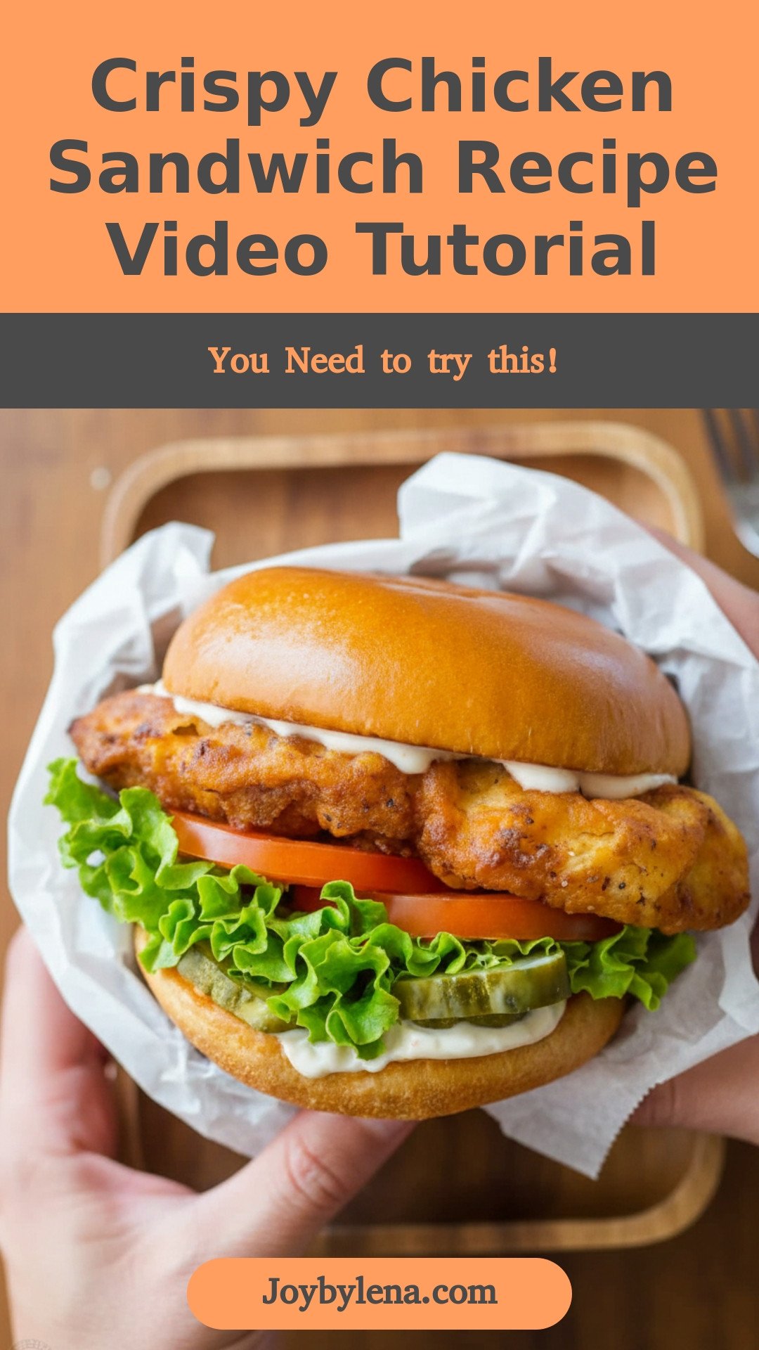 Crispy Chicken Sandwich Recipe (VIDEO)