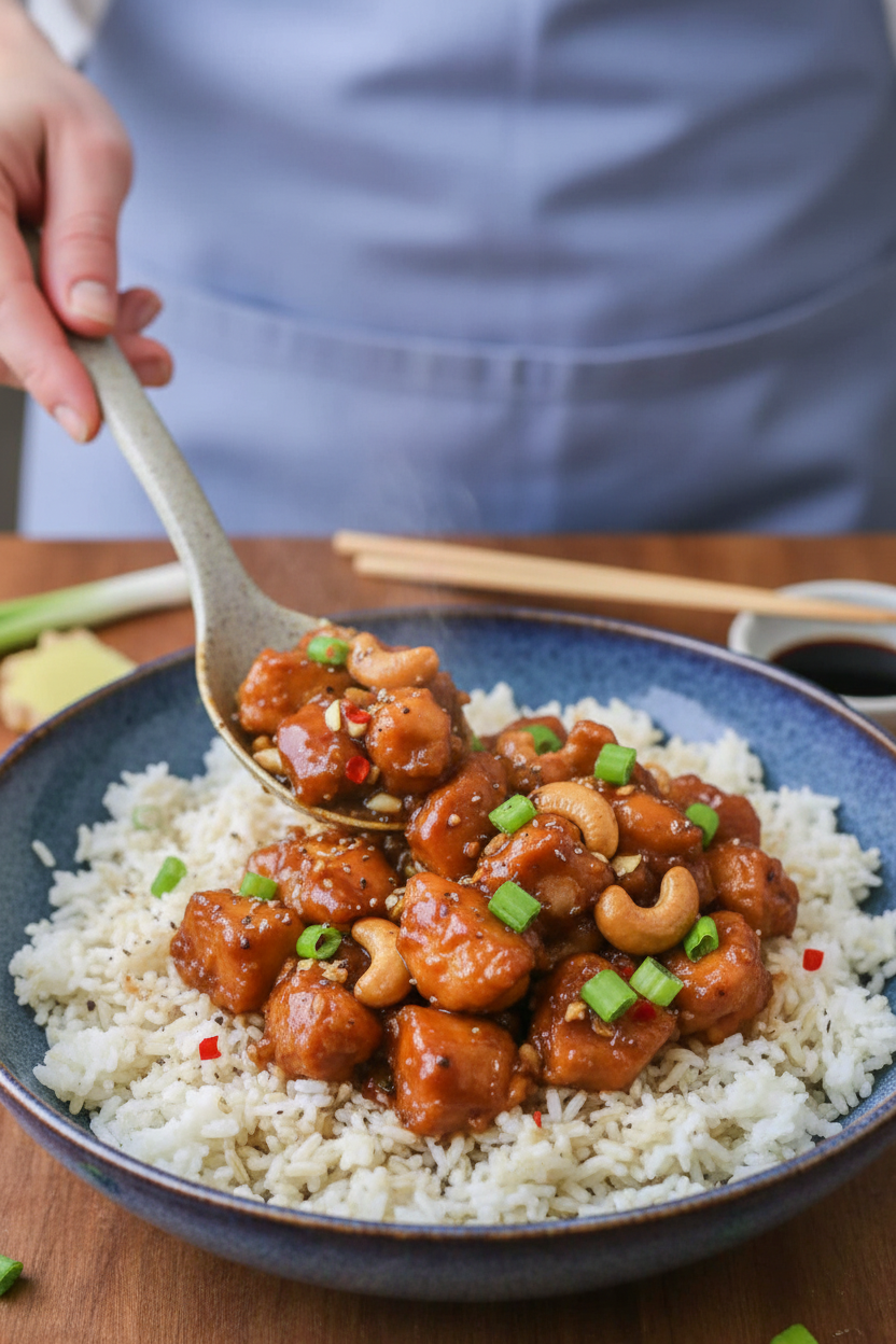 Crock Pot Cashew Chicken