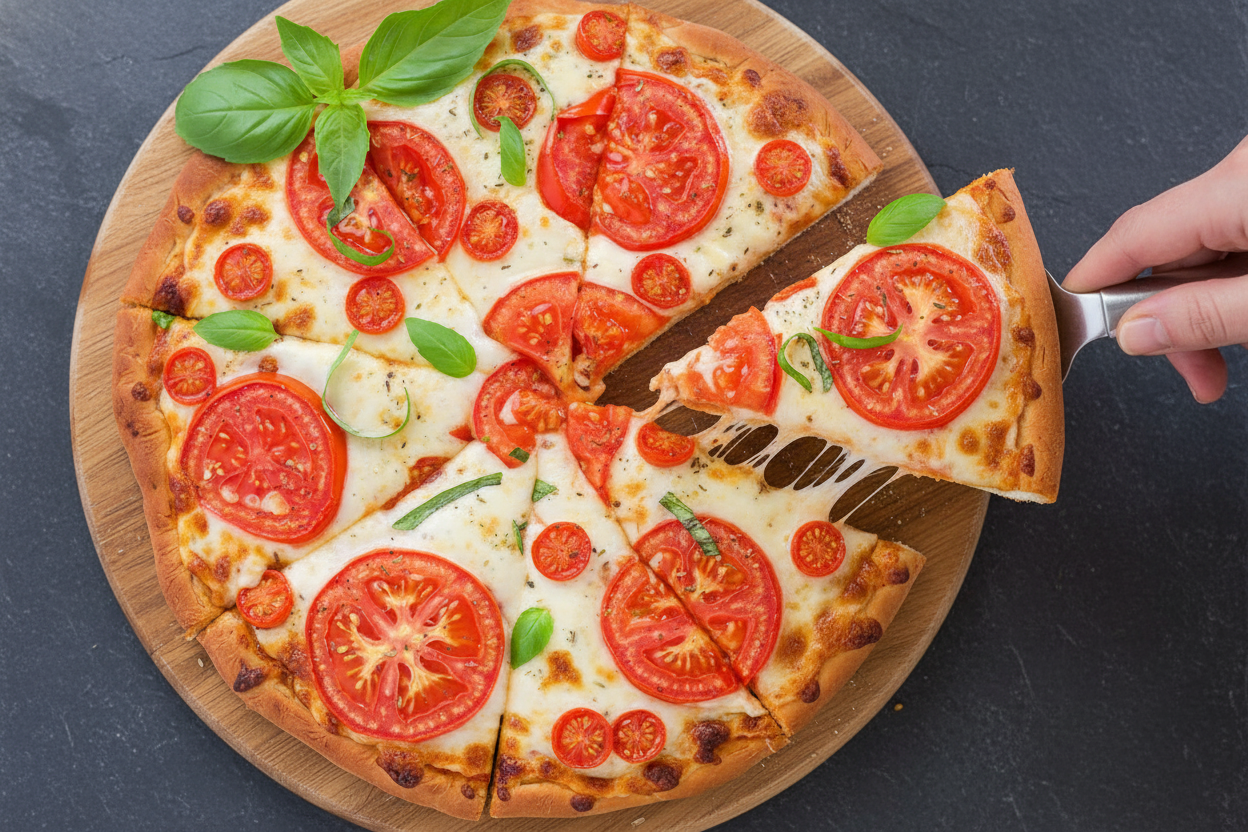 Delicious Homemade Tomato Pizza Recipe