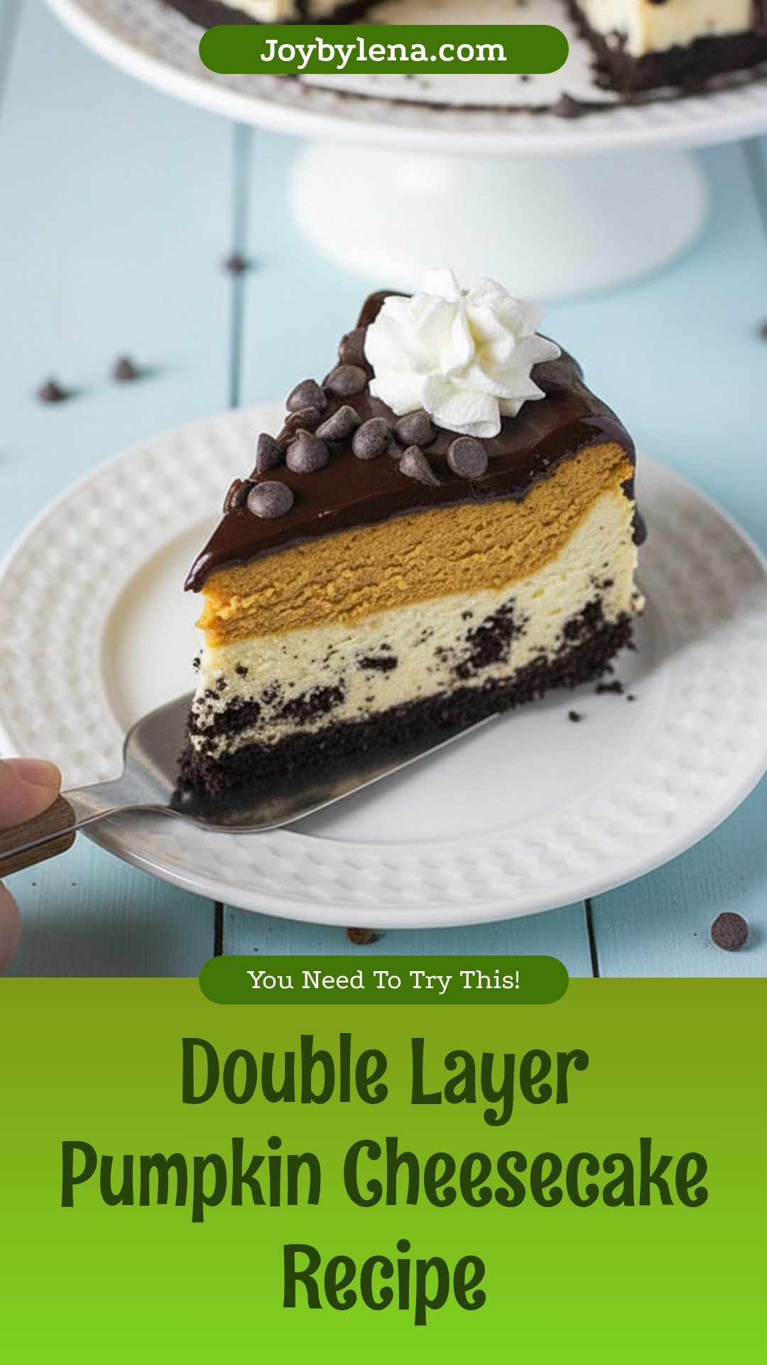 Double Layer Pumpkin Cheesecake