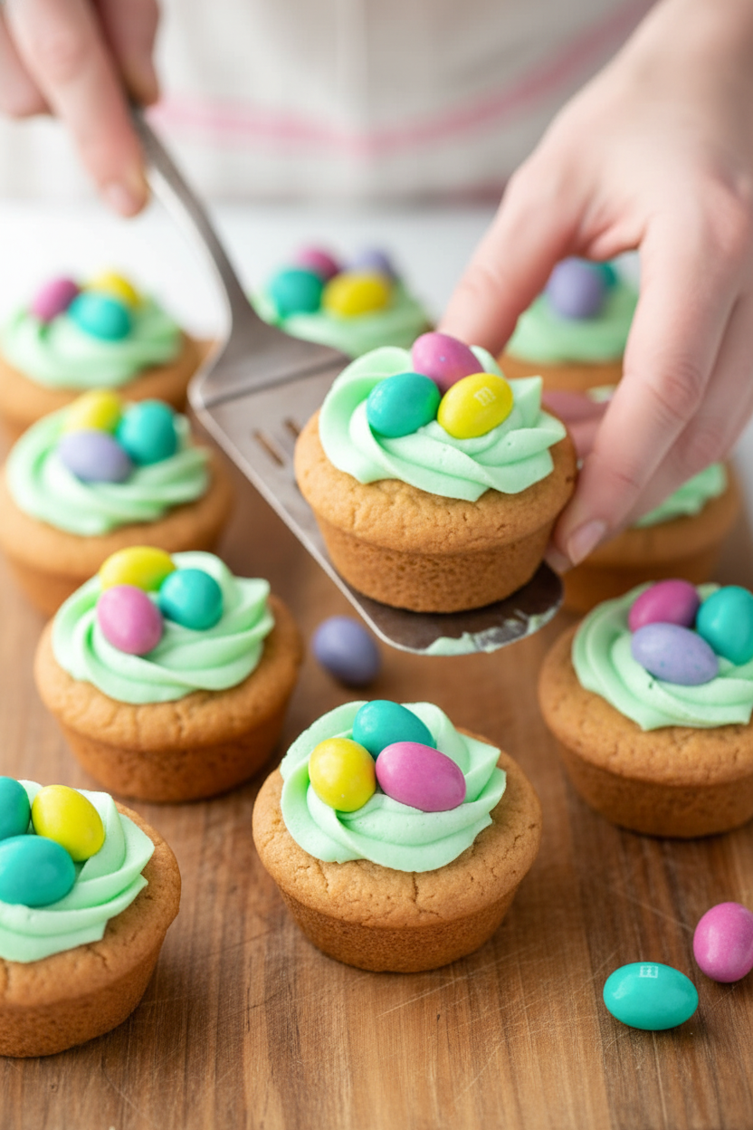 Easter Basket Cookie Cups