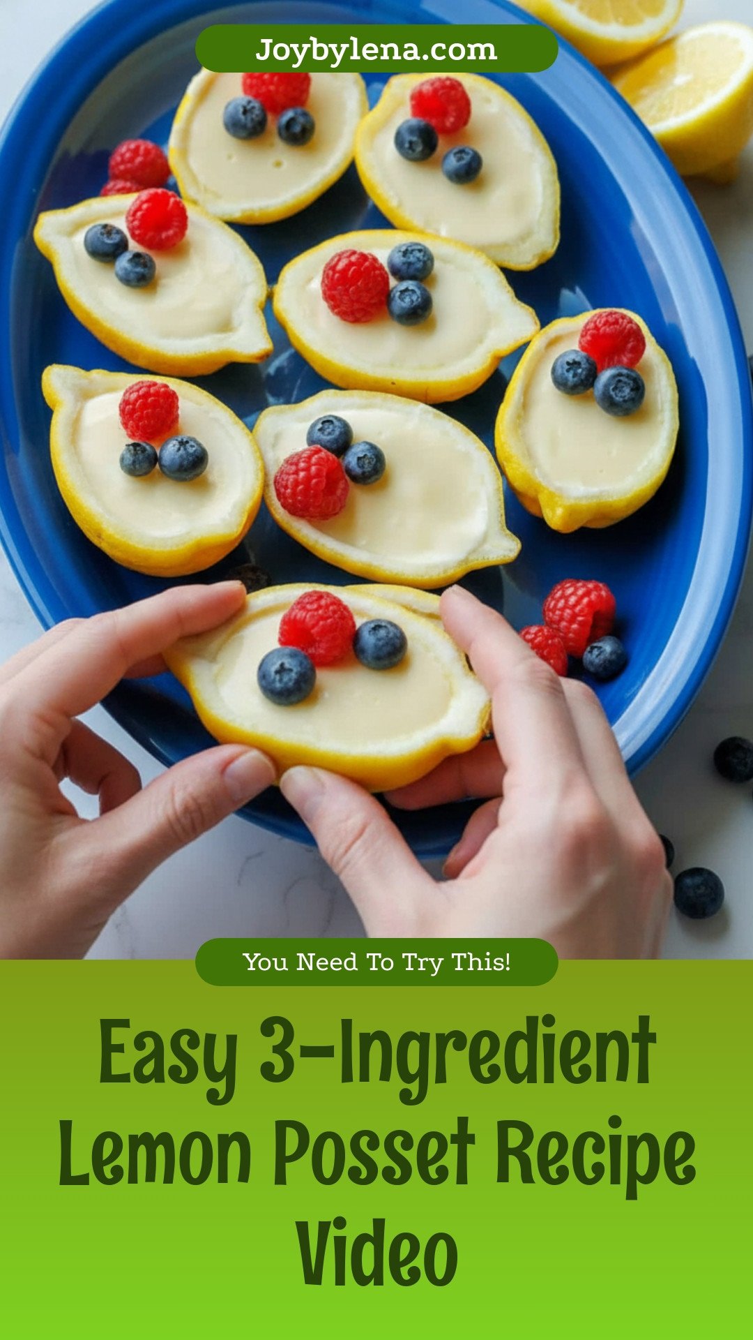 Lemon Posset - 3 Ingredients (with Video)